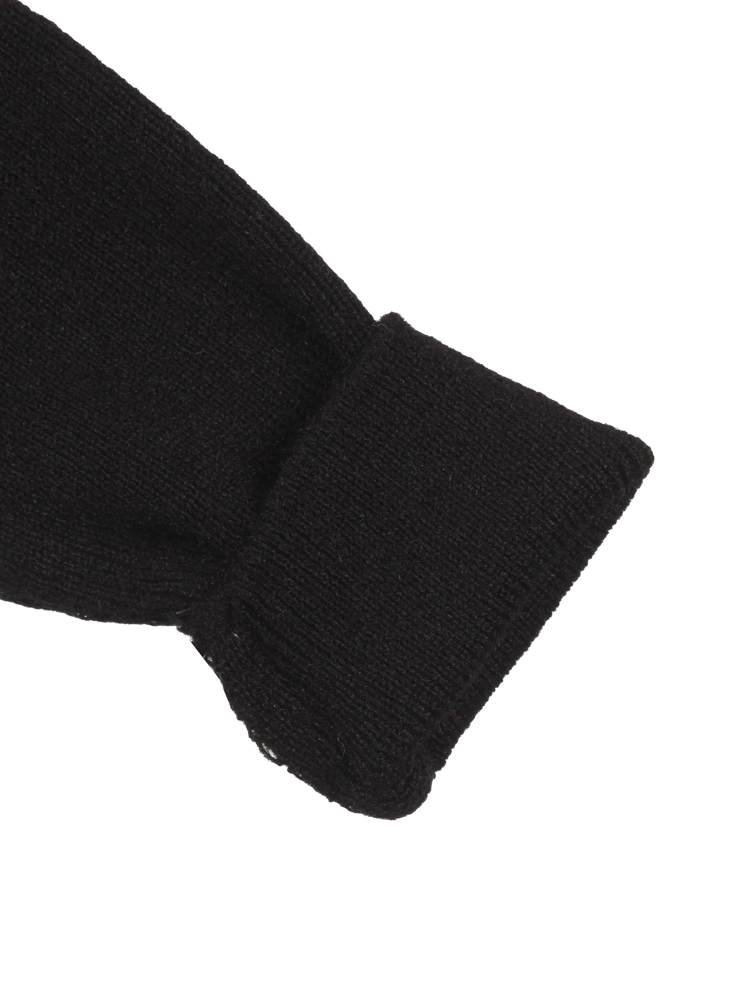 Round Neck Skivvy - Black