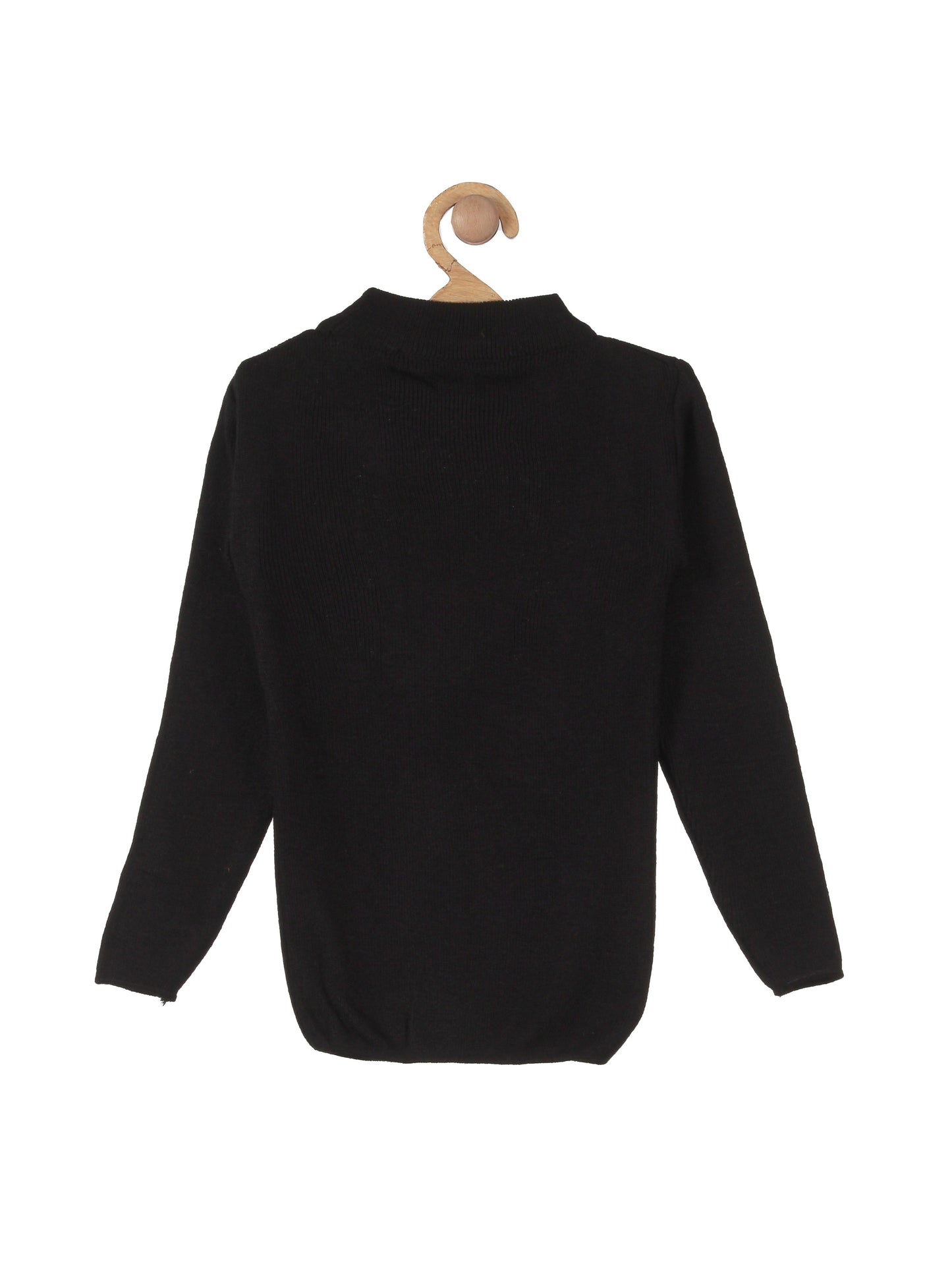 Round Neck Skivvy - Black
