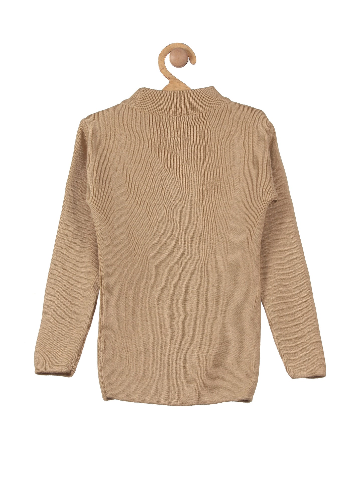 Round Neck Skivvy - Beige