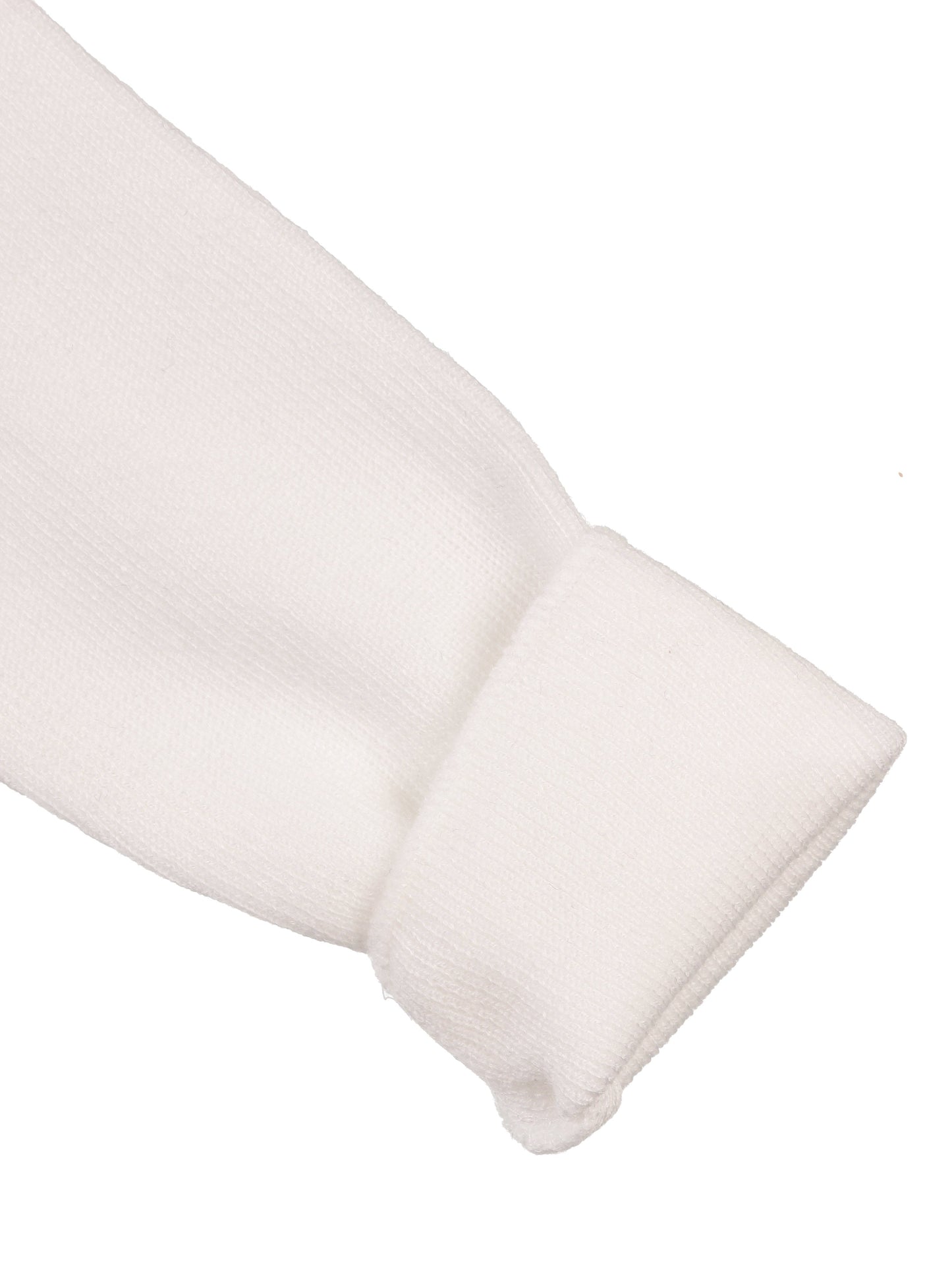 Round Neck Skivvy - White
