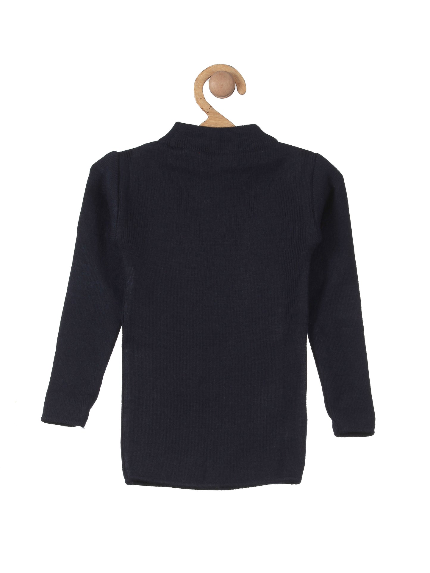 Round Neck Skivvy - Navy Blue