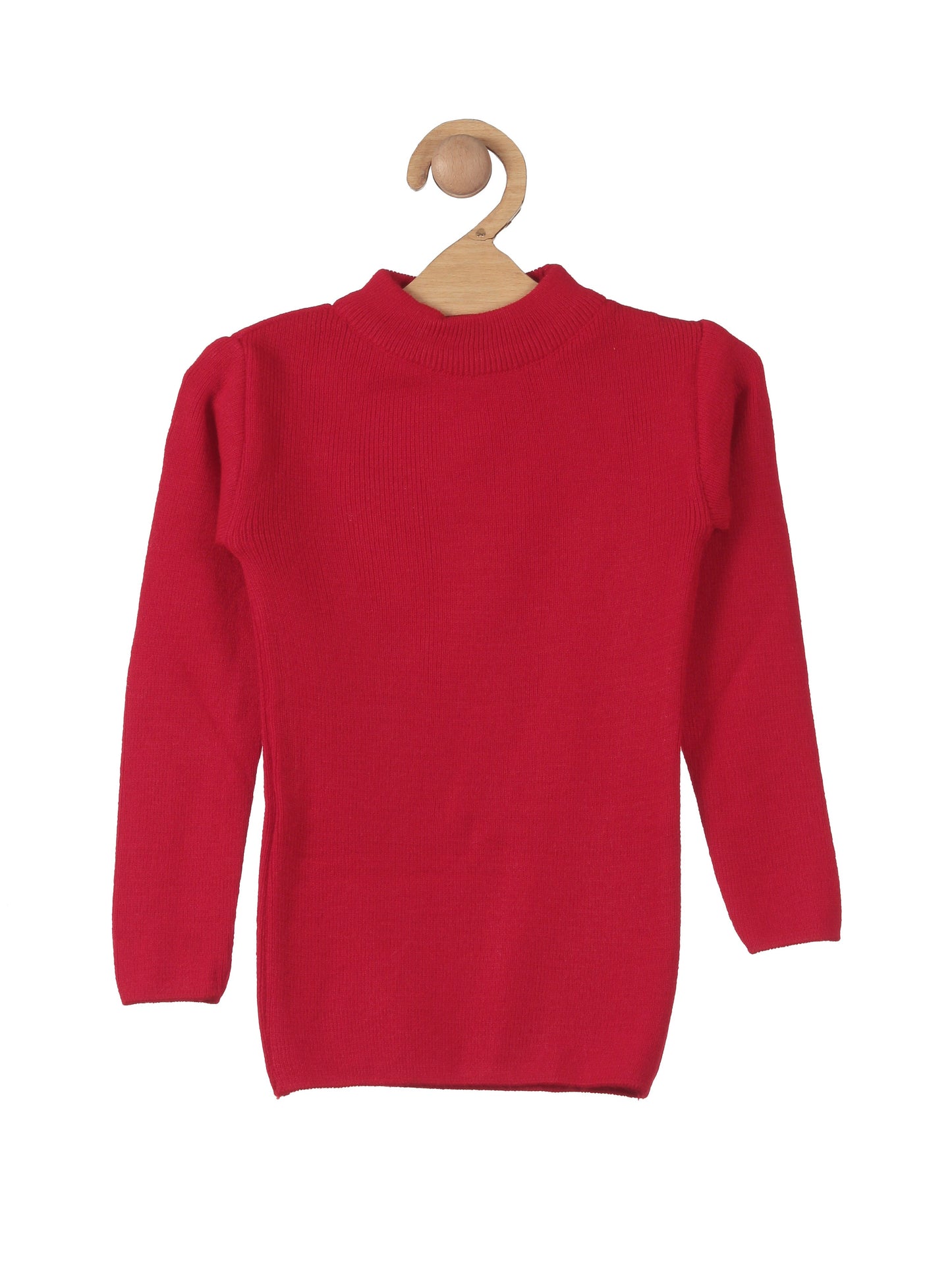 Round Neck Skivvy - Red