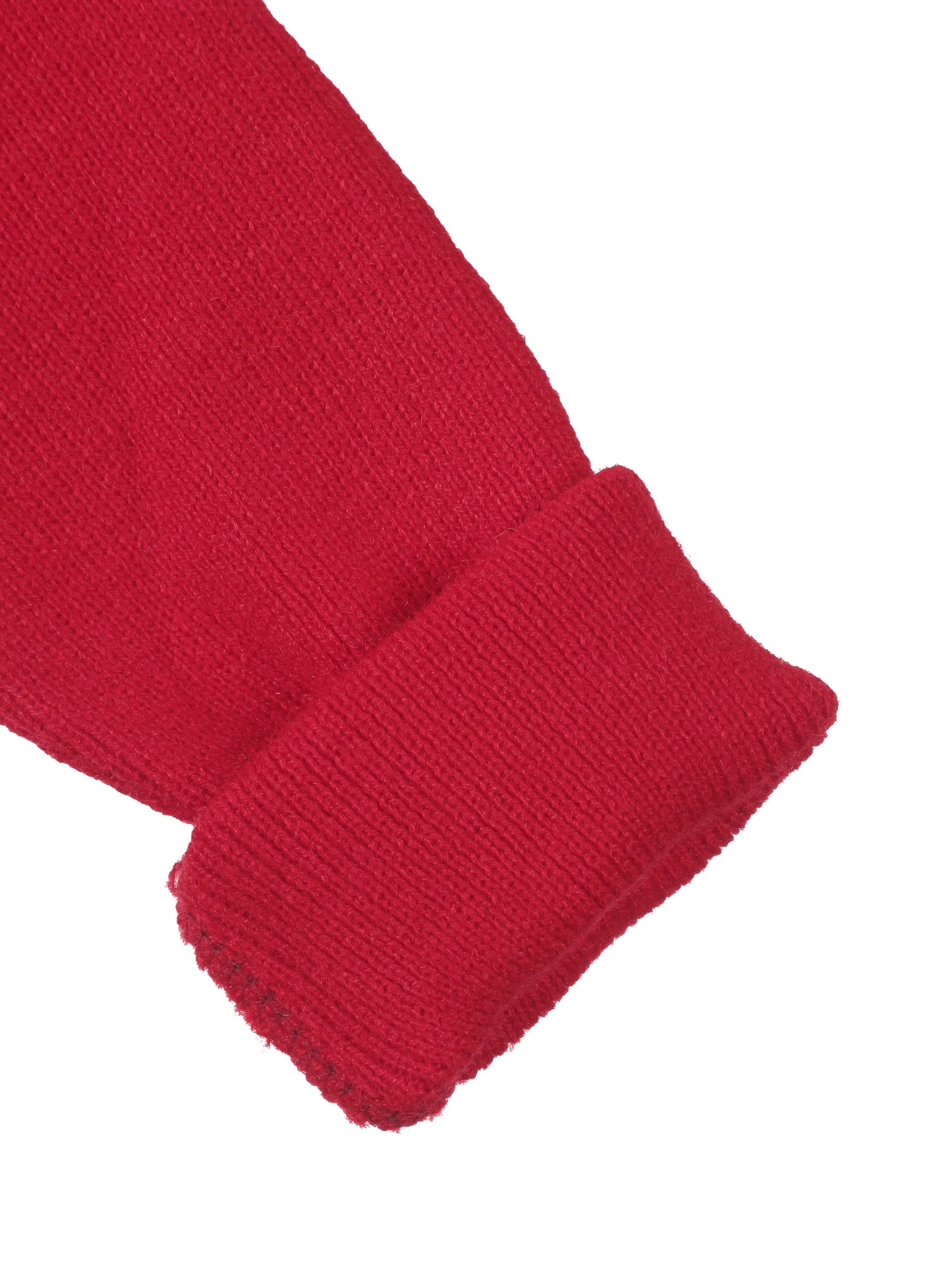 Round Neck Skivvy - Red