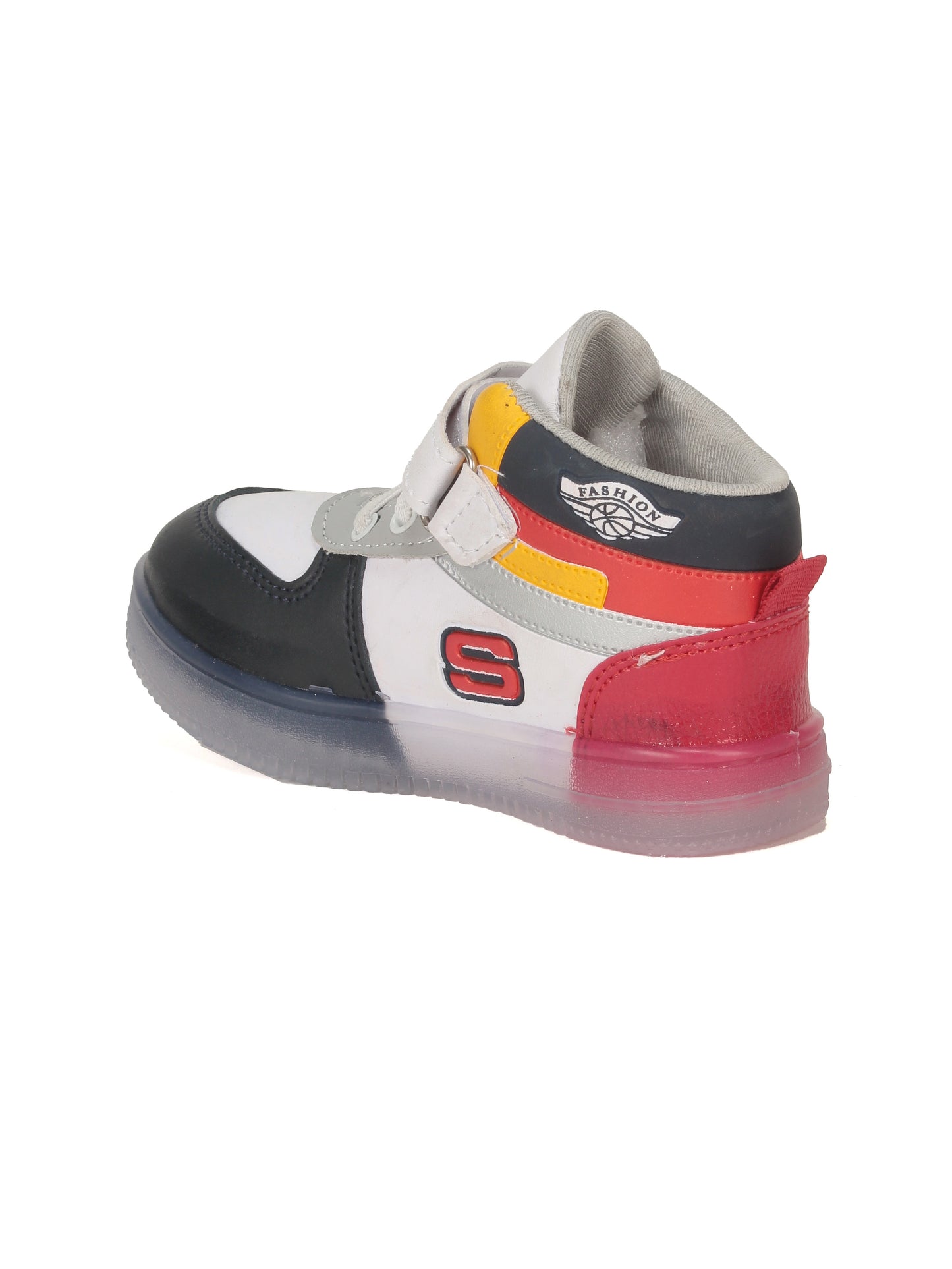 Velcro Casual Shoes With Light - Navy Blue