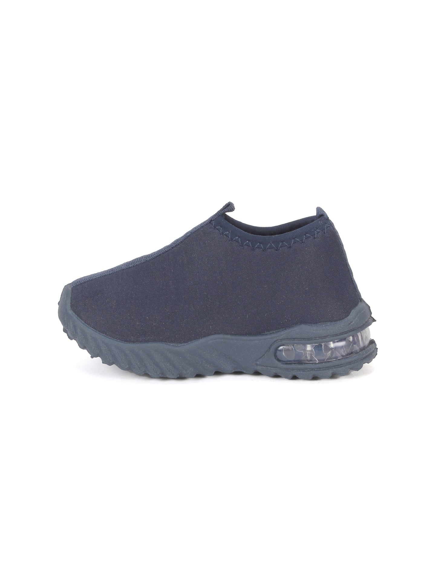 Sports Slip On Shoes With Led Light - Navy Blue