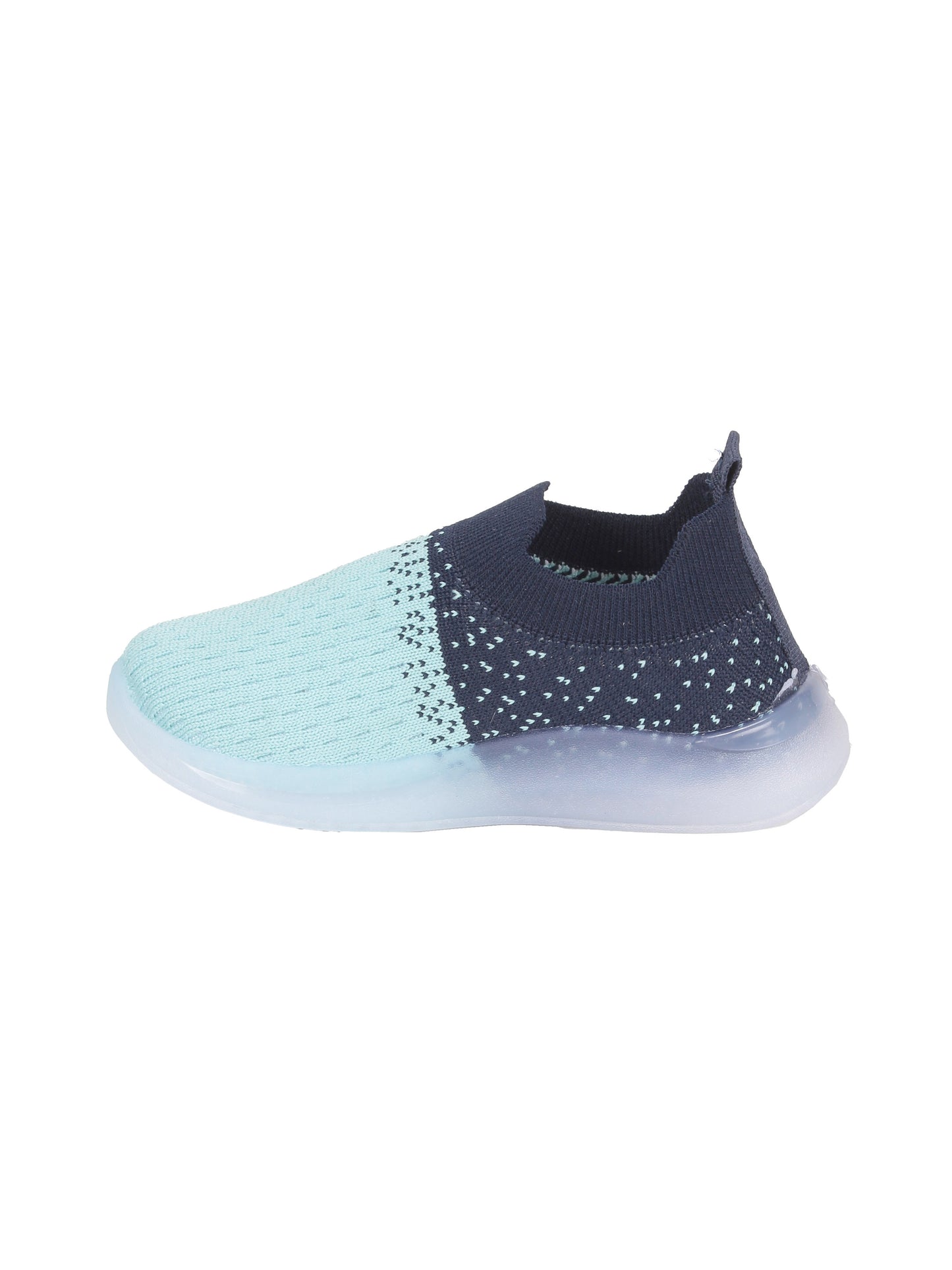 Sports Slip On Shoes With Led Light - Blue