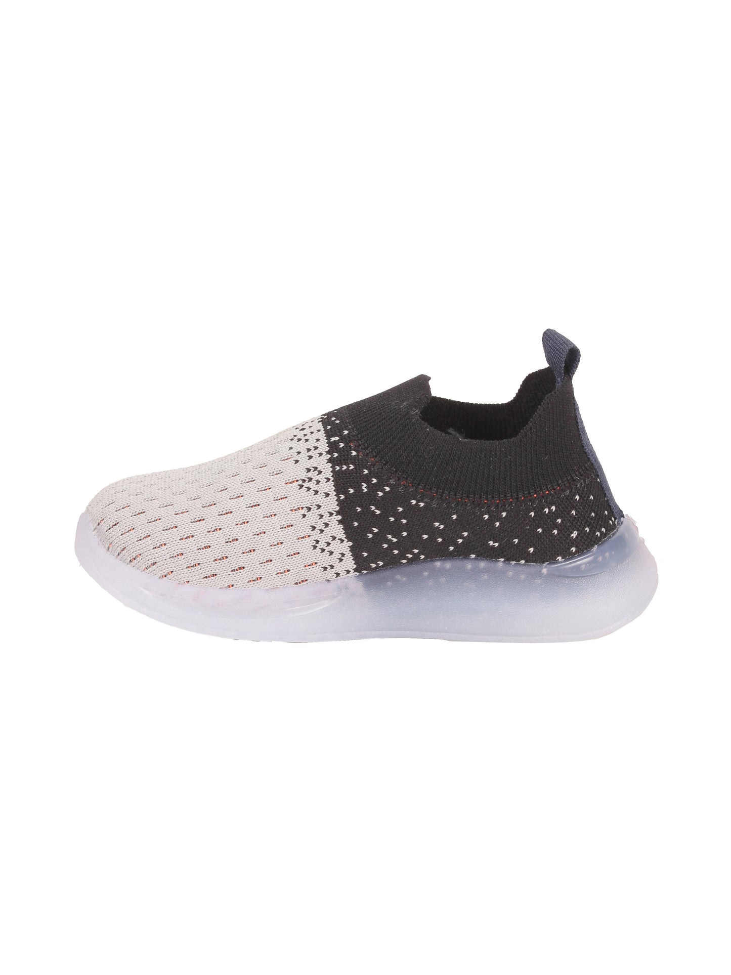 Sports Slip On Shoes With Led Light - Grey