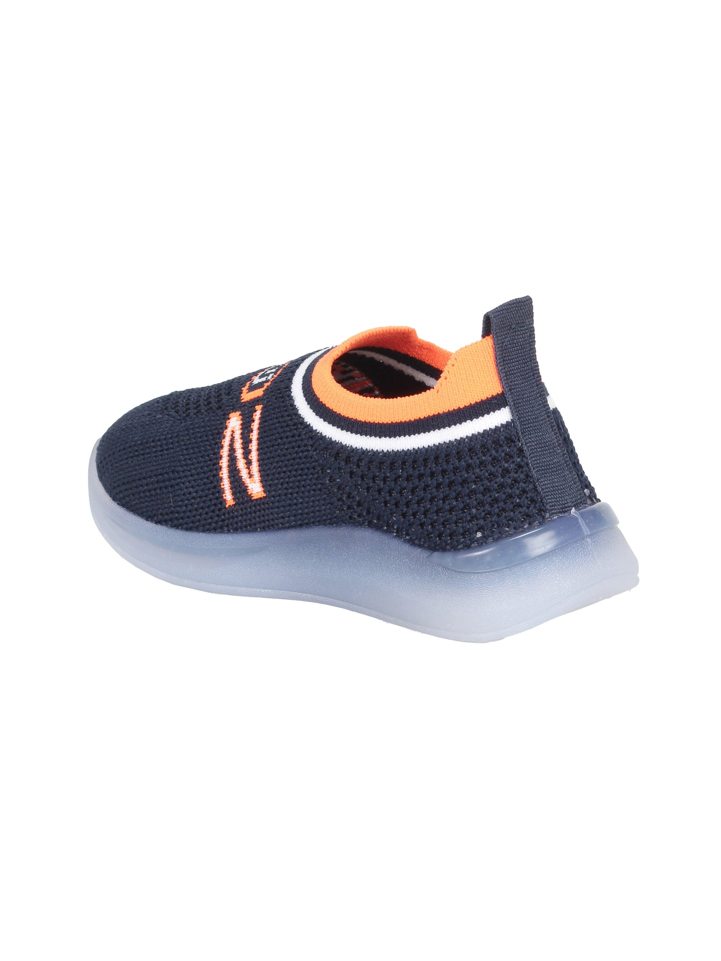 Sports Slip On Shoes With Led Light - Navy Blue
