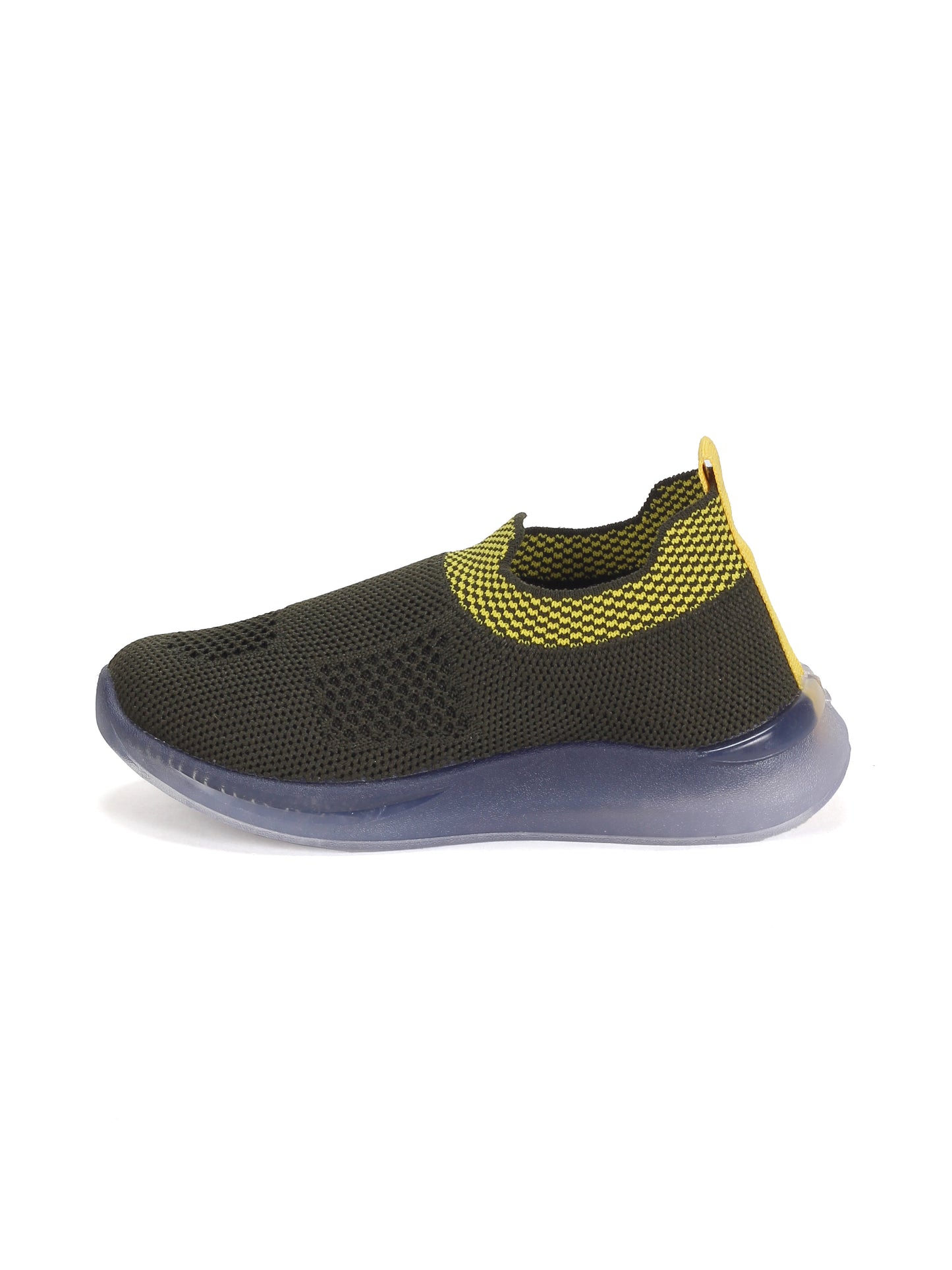 Casual Slip On Shoes With Light - Bottle Green