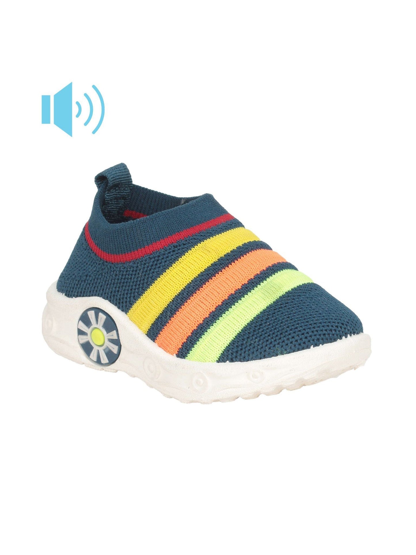 Slip On Musical Chu Chu Shoes - Navy Blue