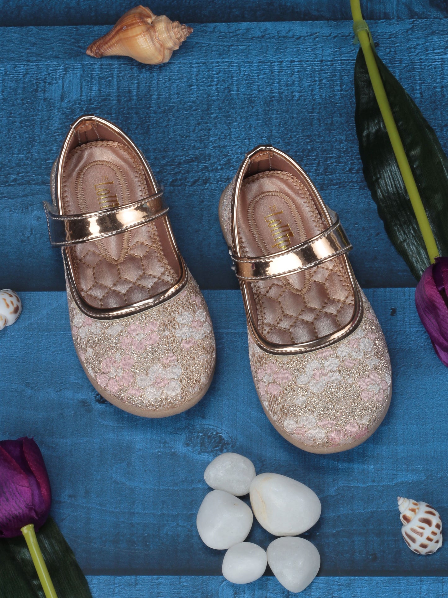 Bellies With Velcro Closure - Pink