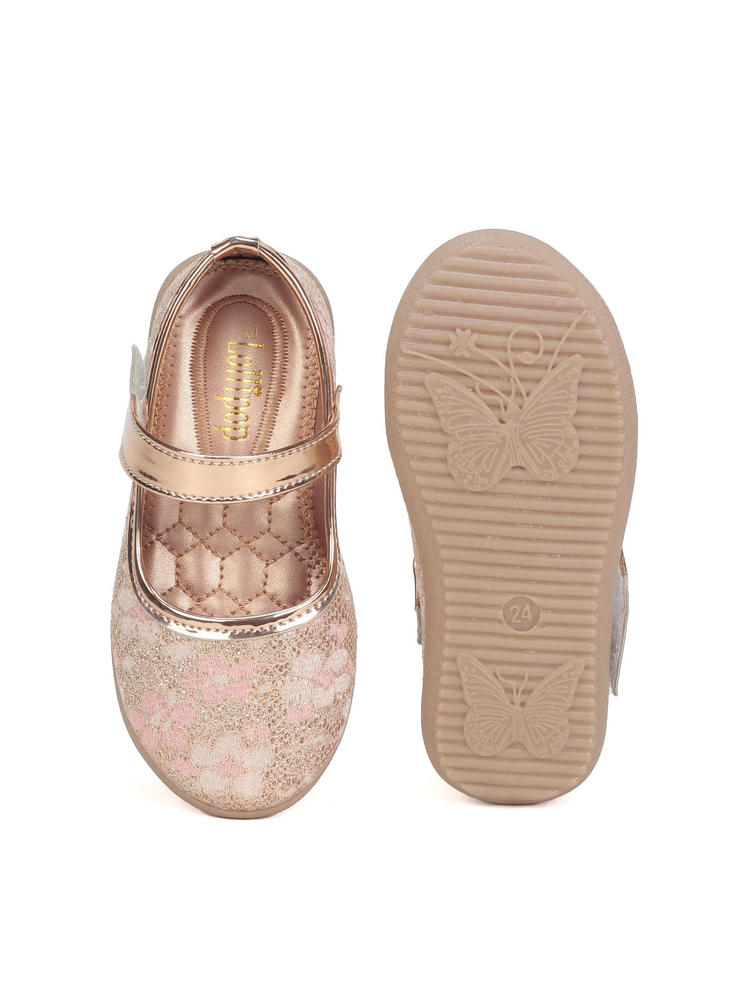 Bellies With Velcro Closure - Pink