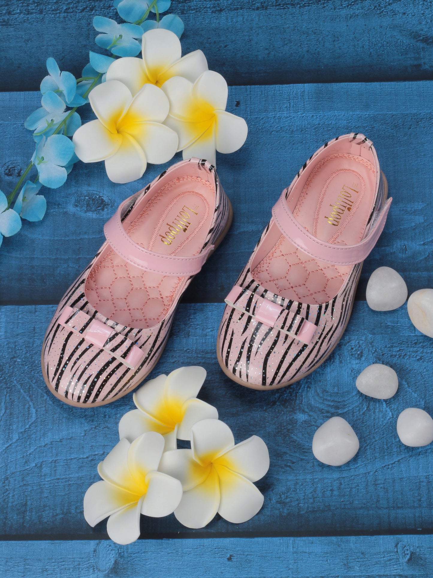 Bellies With Velcro Closure - Pink