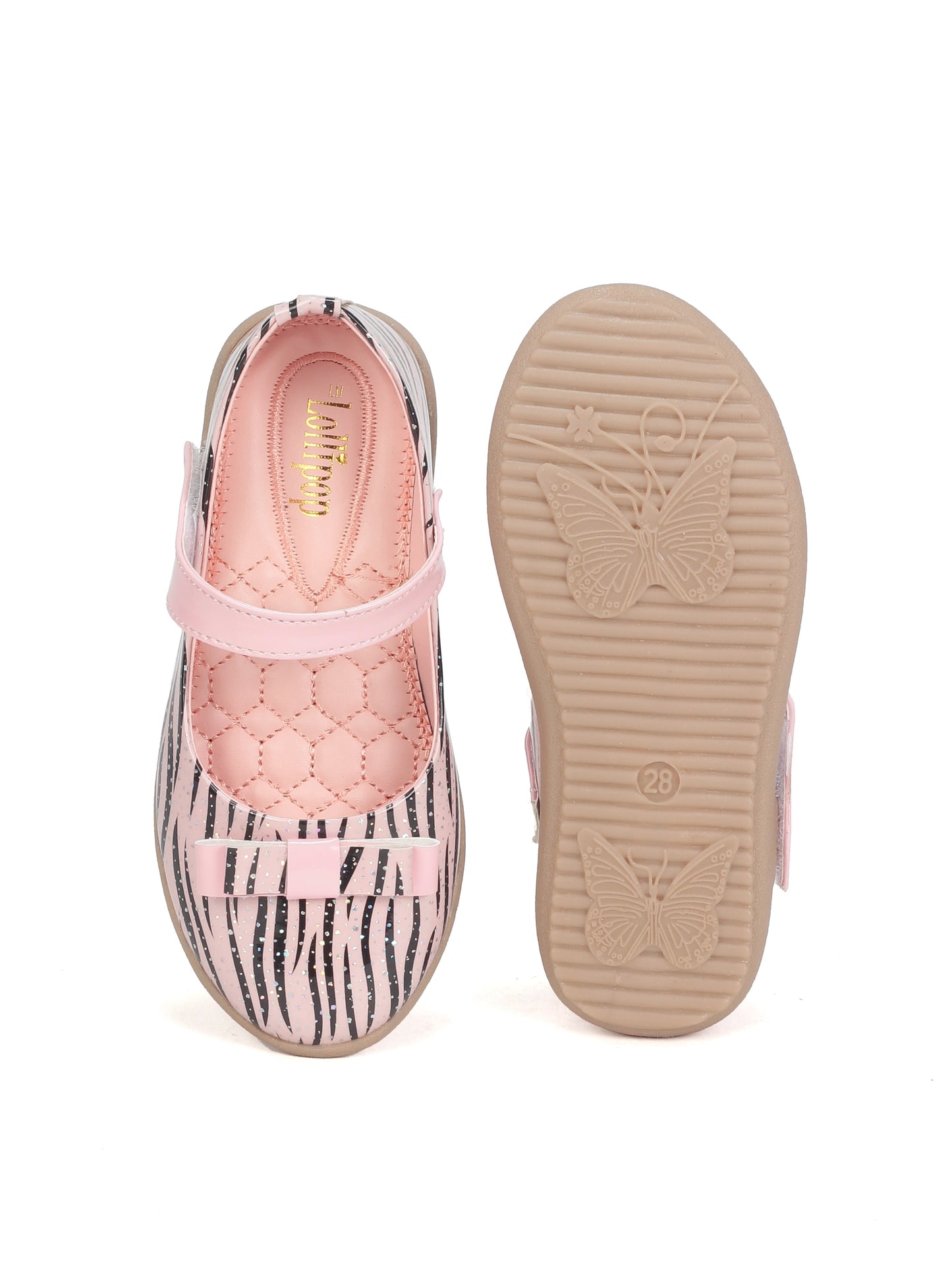 Bellies With Velcro Closure - Pink