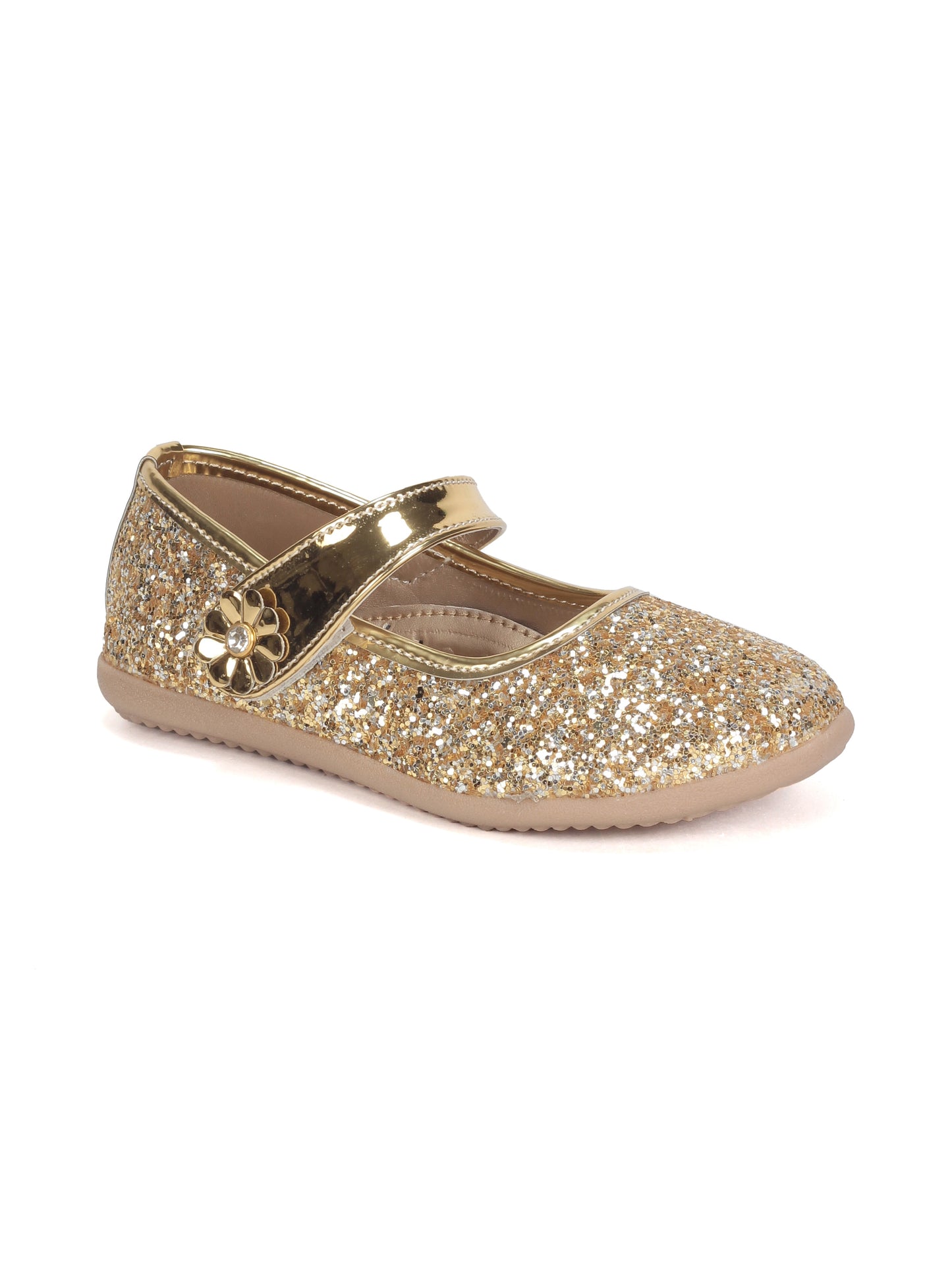 Bellies With Velcro Closure - Gold