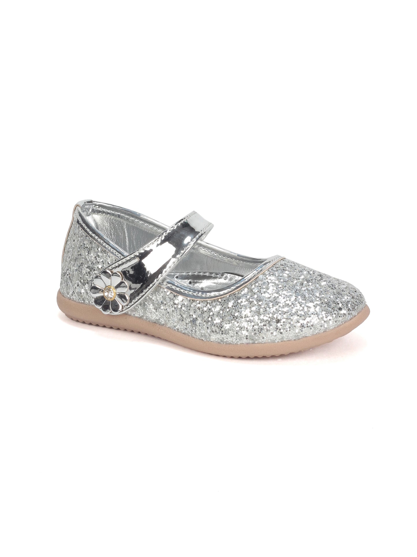 Bellies With Velcro Closure - Silver