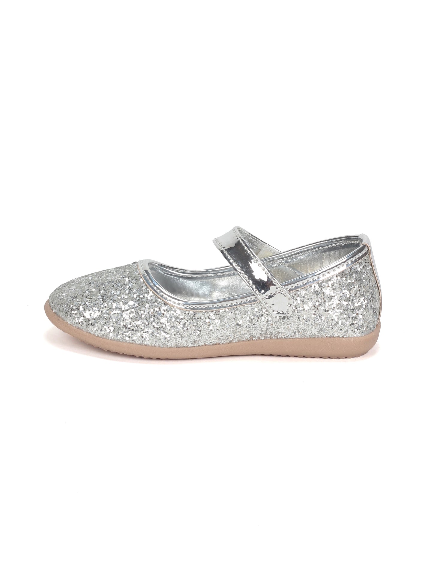 Bellies With Velcro Closure - Silver
