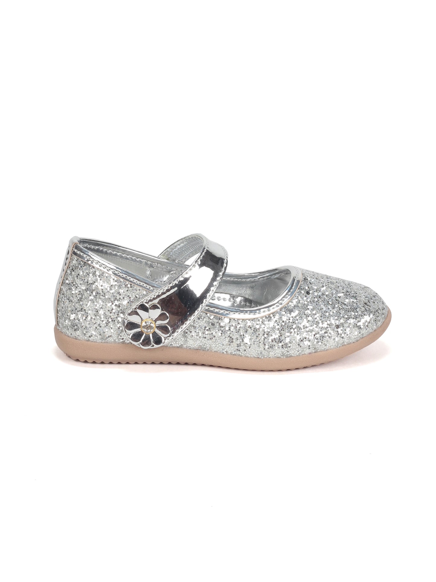 Bellies With Velcro Closure - Silver