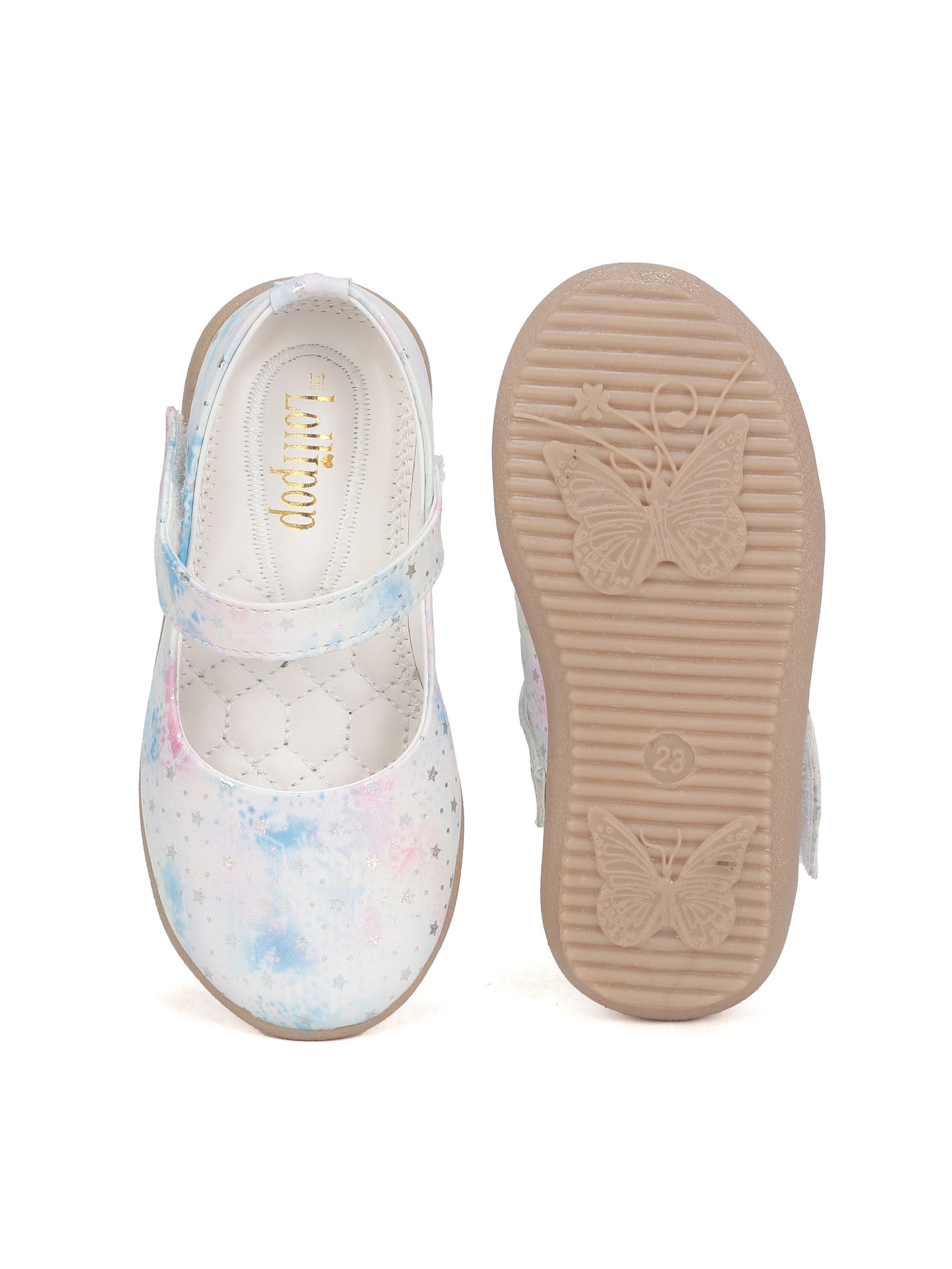 Bellies With Velcro Closure - Blue