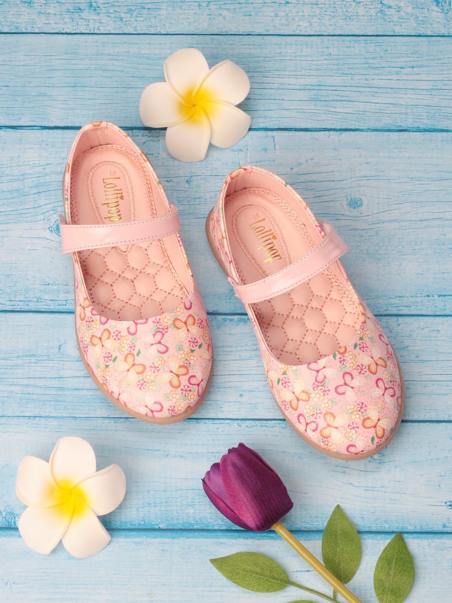 Bellies With Velcro Closure - Pink