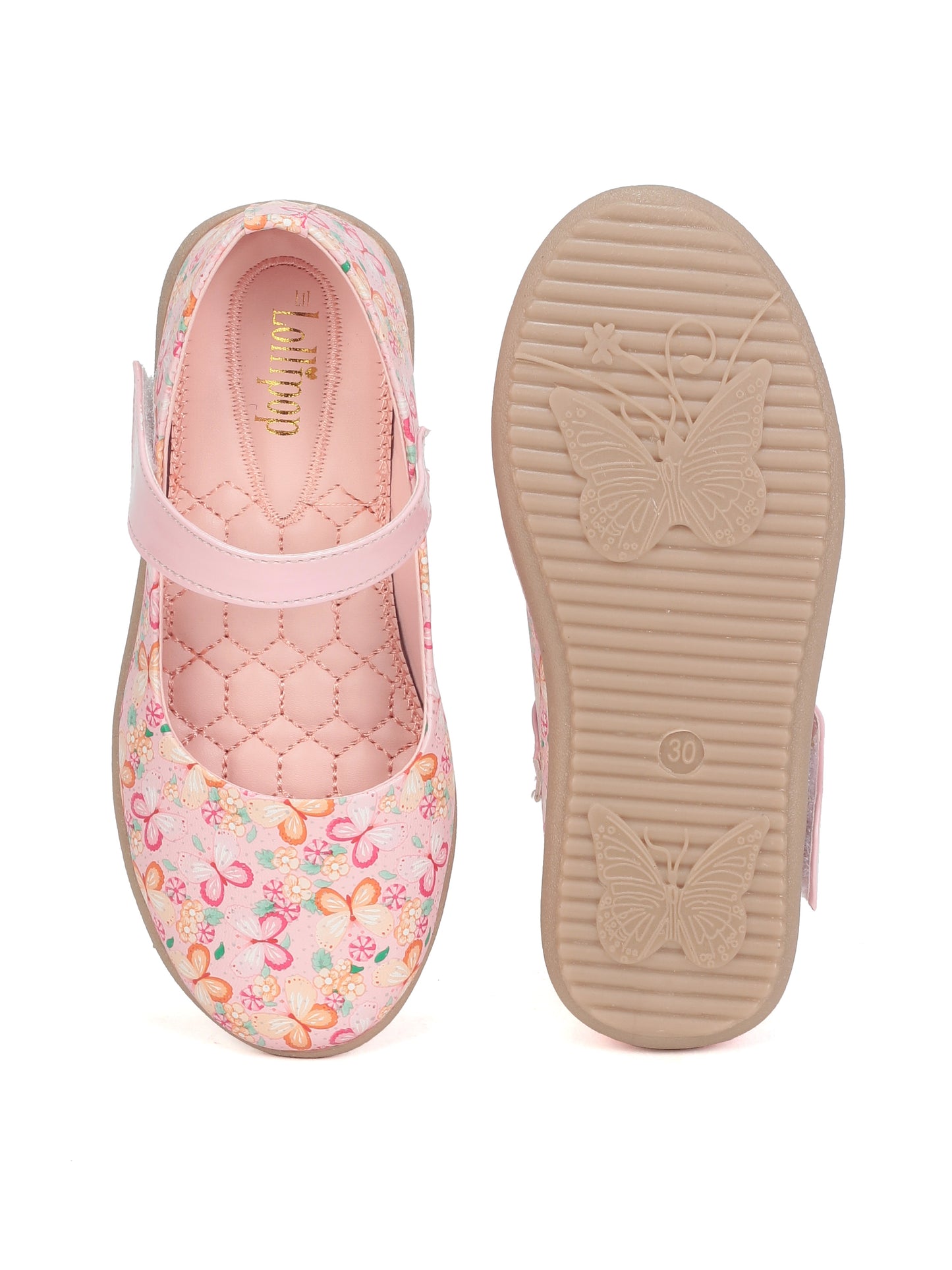 Bellies With Velcro Closure - Pink