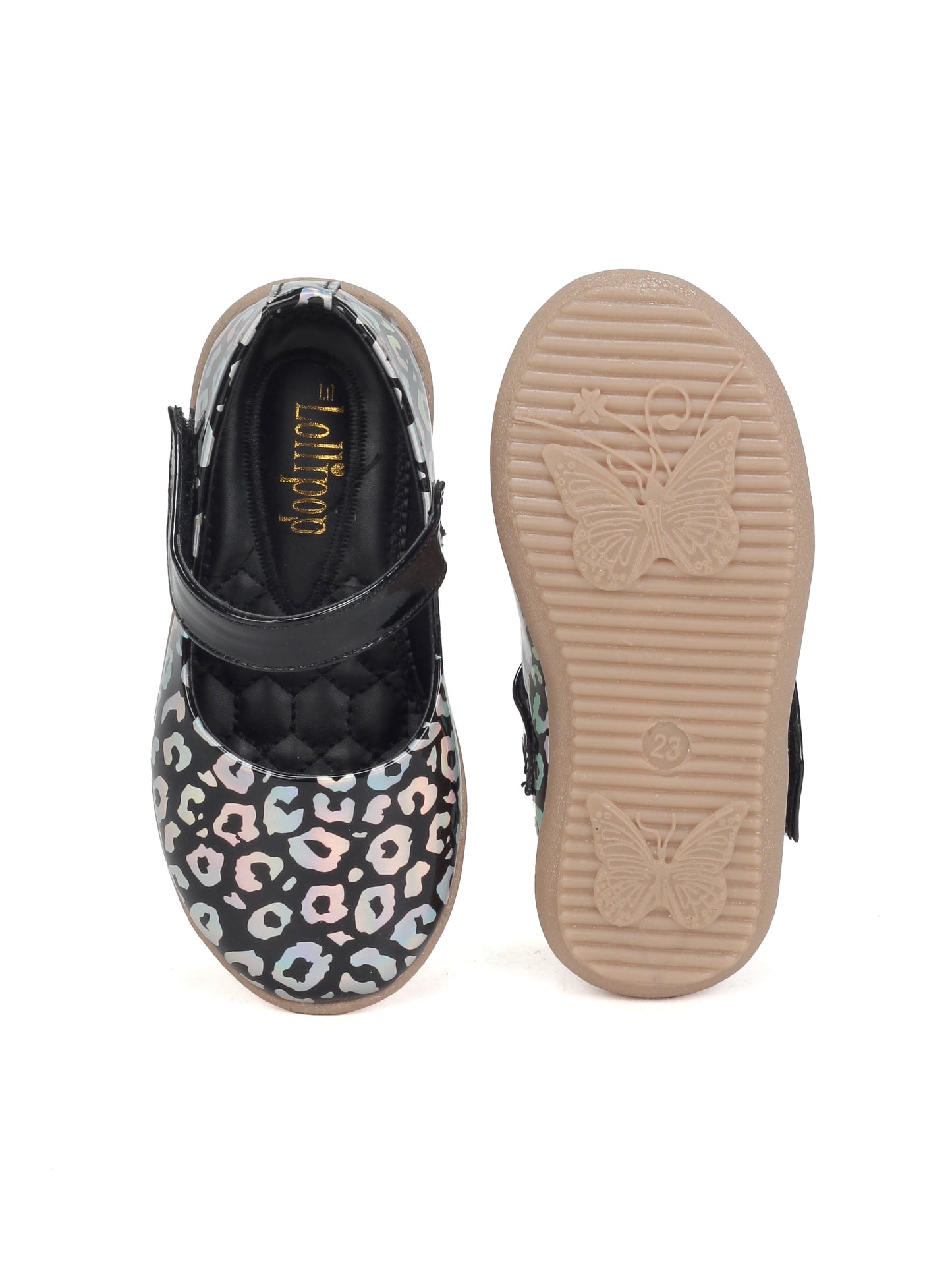 Bellies With Velcro Closure - Black