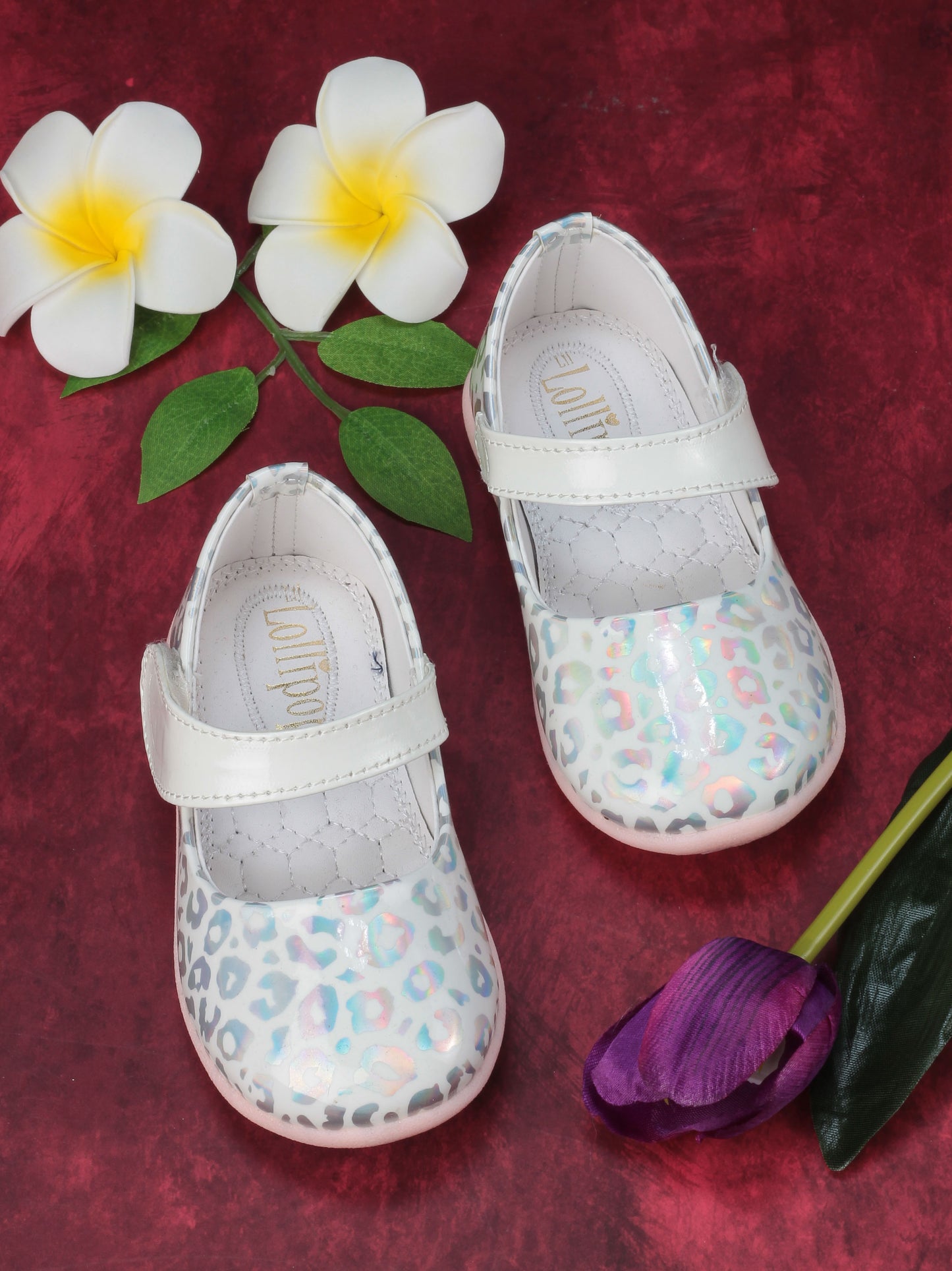 Bellies With Velcro Closure - White