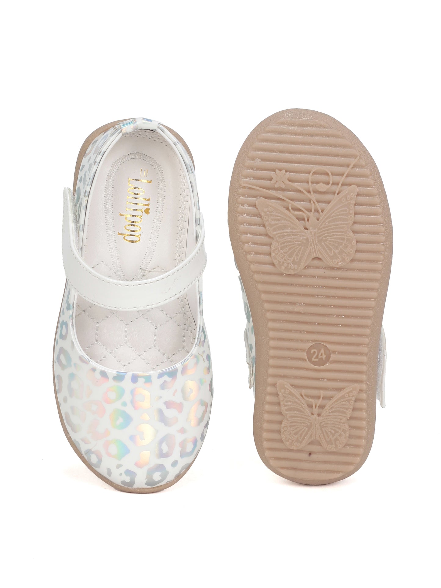 Bellies With Velcro Closure - White
