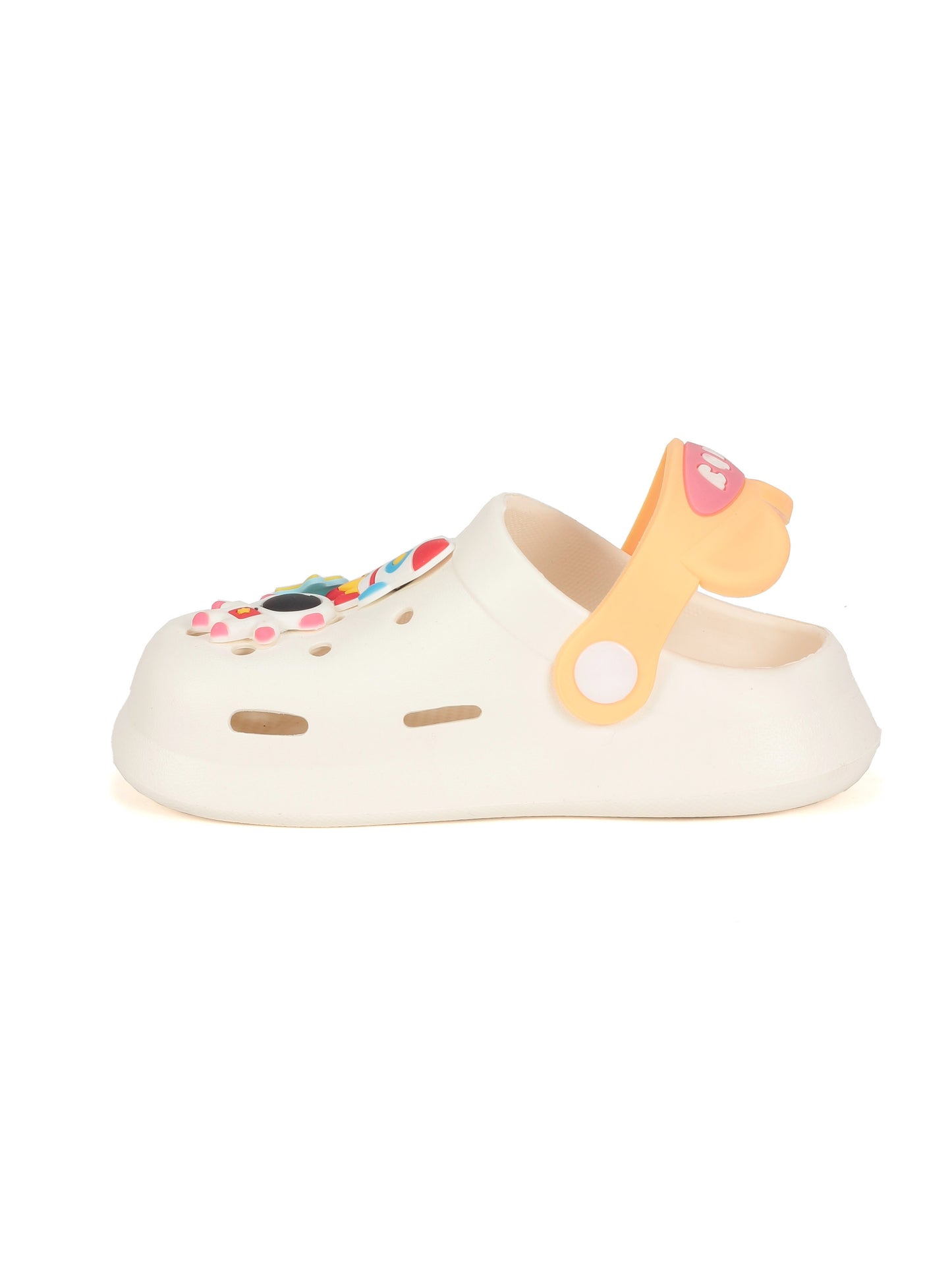 Baby Space Applique Anti-Slip Clogs - Cream