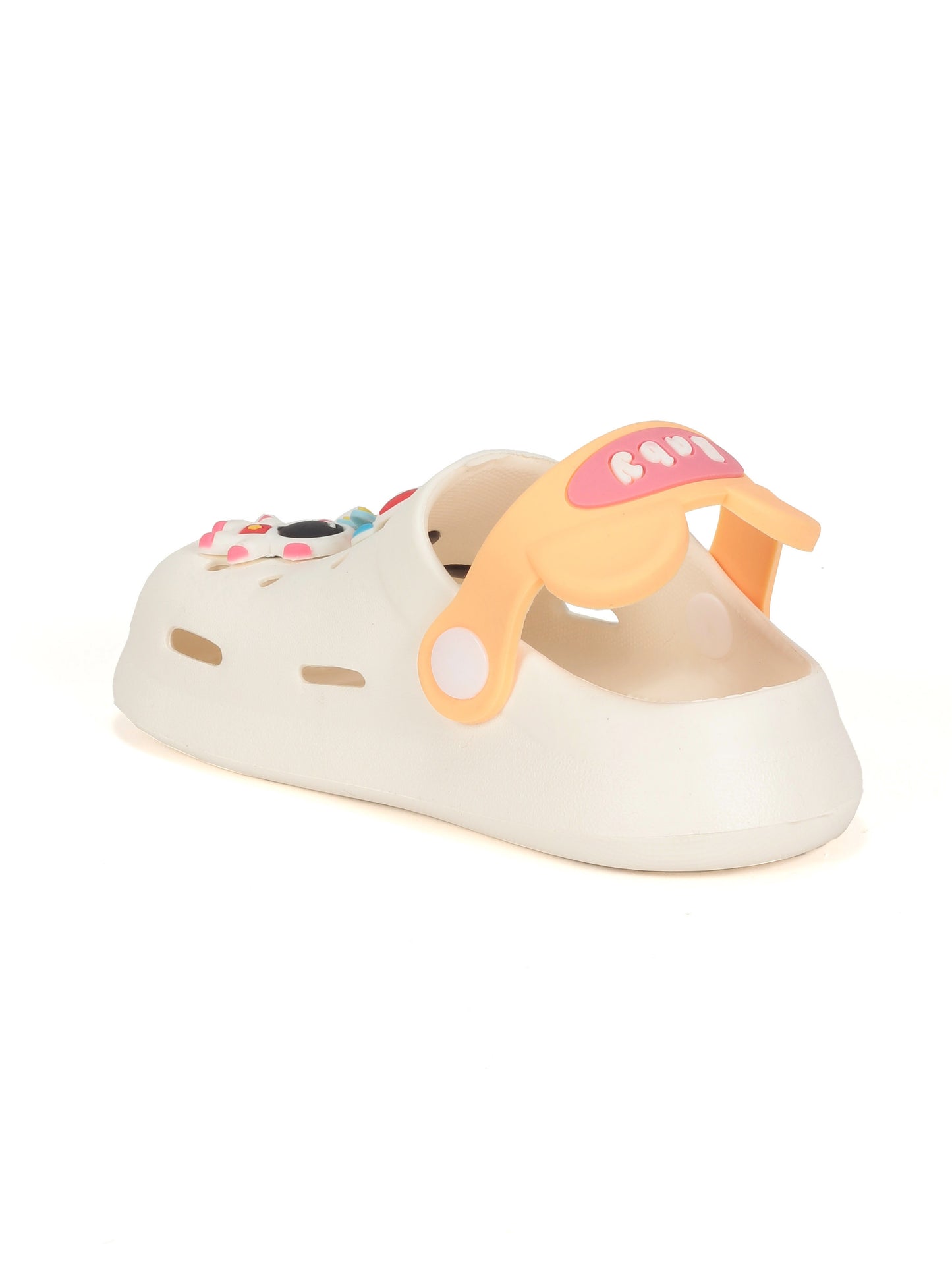 Baby Space Applique Anti-Slip Clogs - Cream