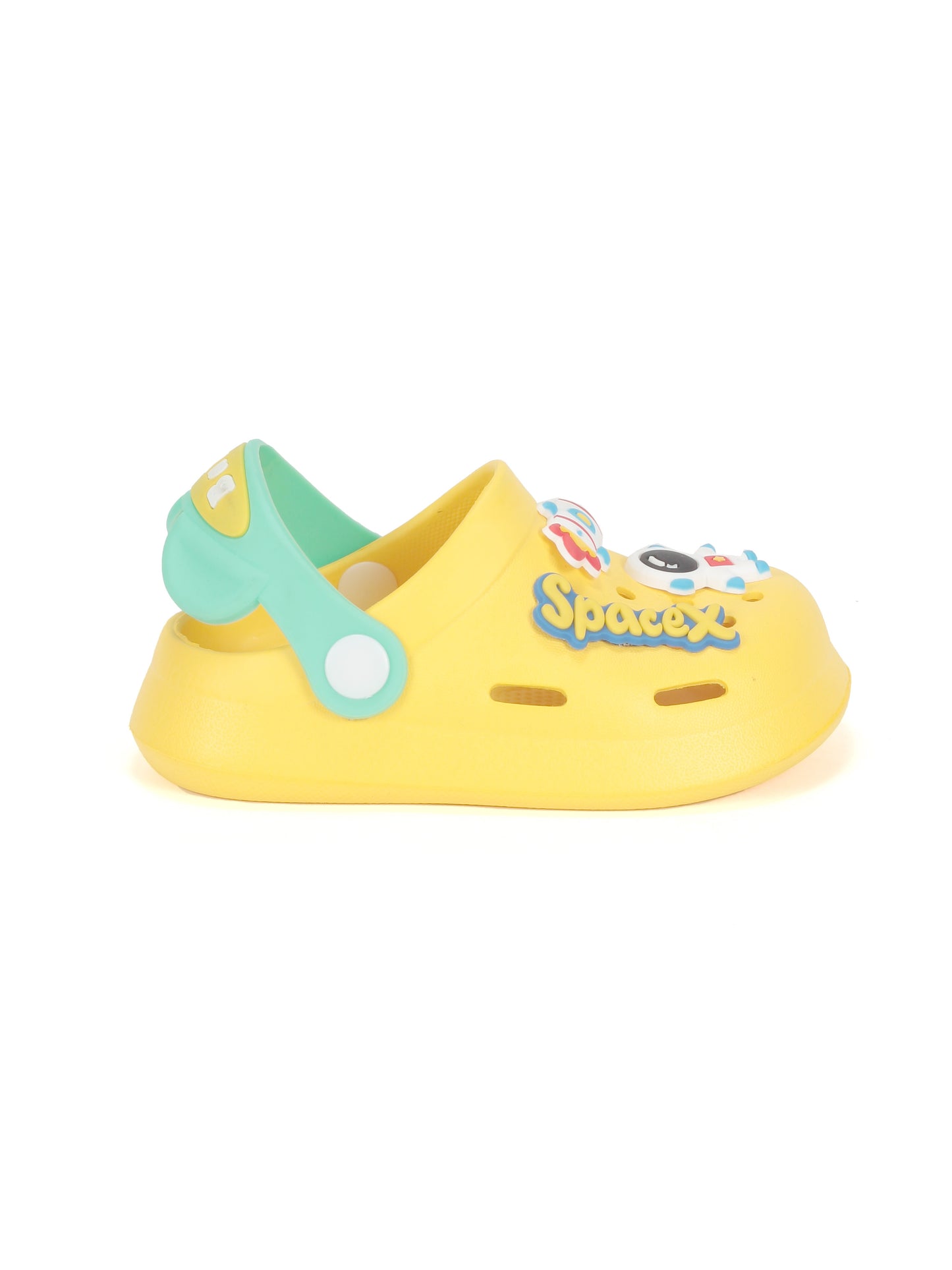 Baby Space Applique Anti-Slip Clogs - Yellow