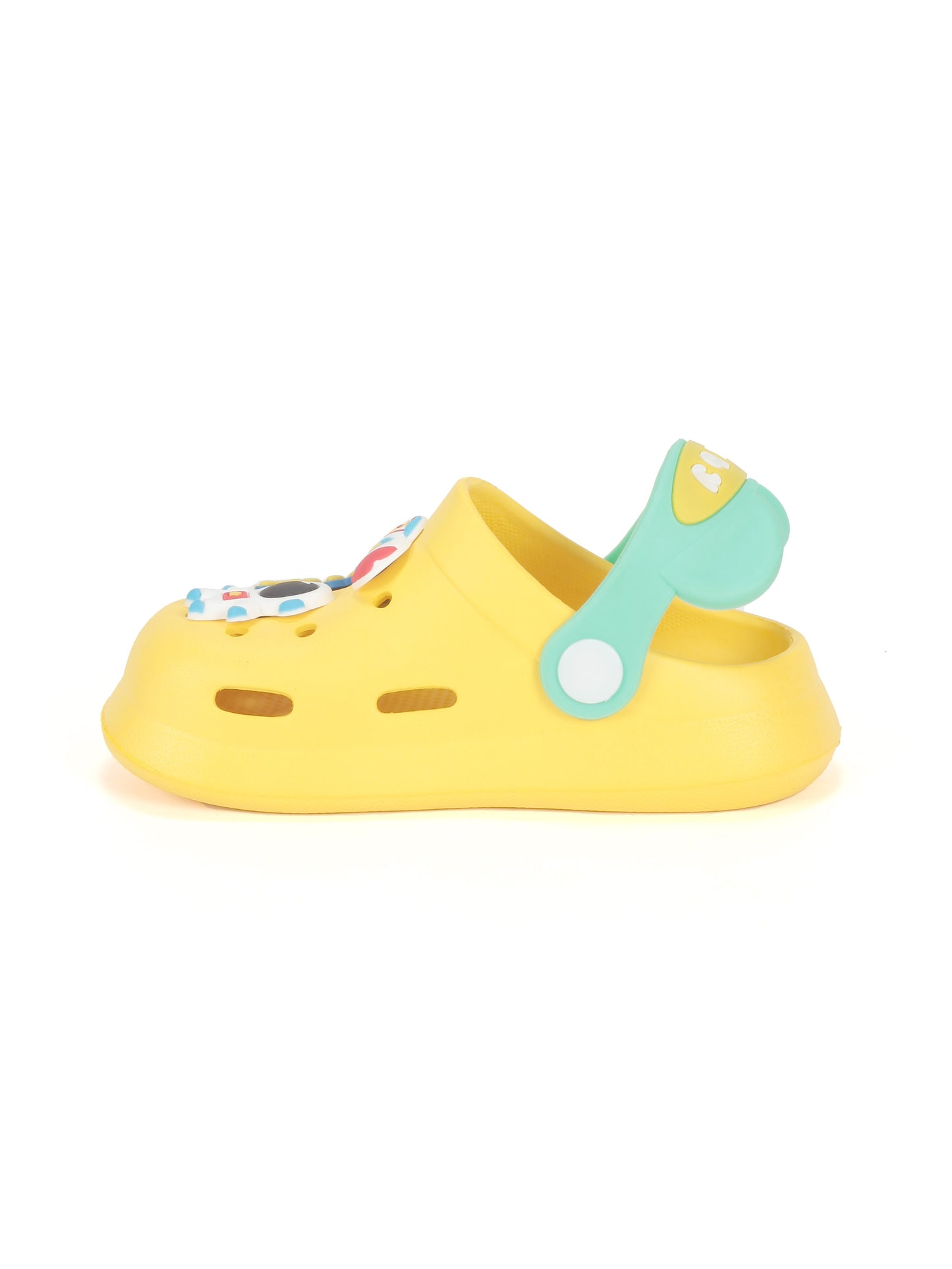 Baby Space Applique Anti-Slip Clogs - Yellow