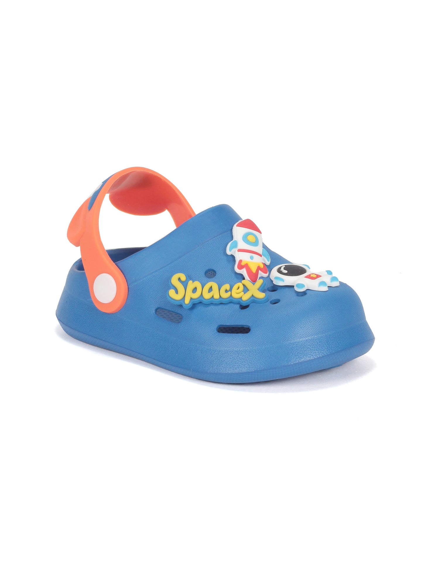 Baby Space Applique Anti-Slip Clogs - Navy Blue