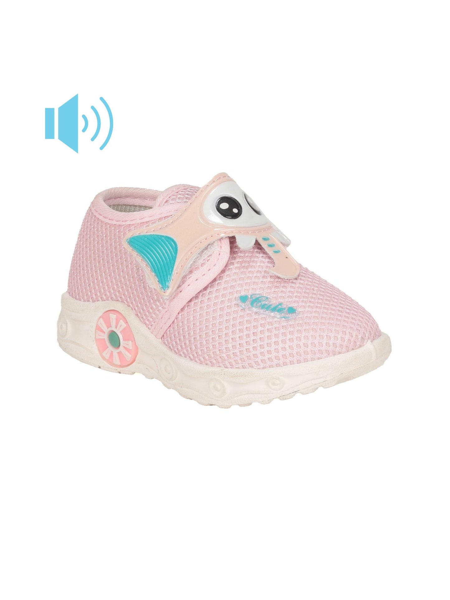Musical Chu Chu Shoes With Velcro Closing - Pink
