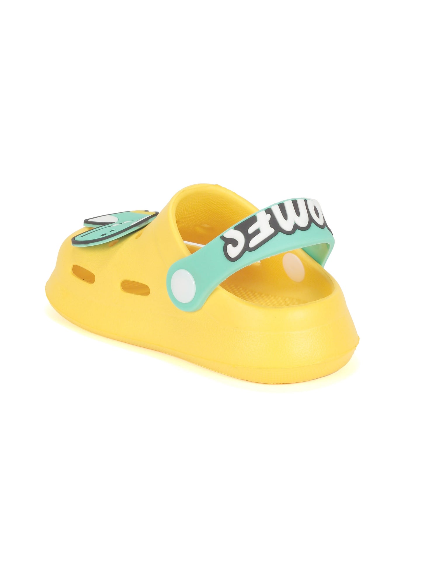Dinosaur Applique Anti-Slip Clogs - Yellow