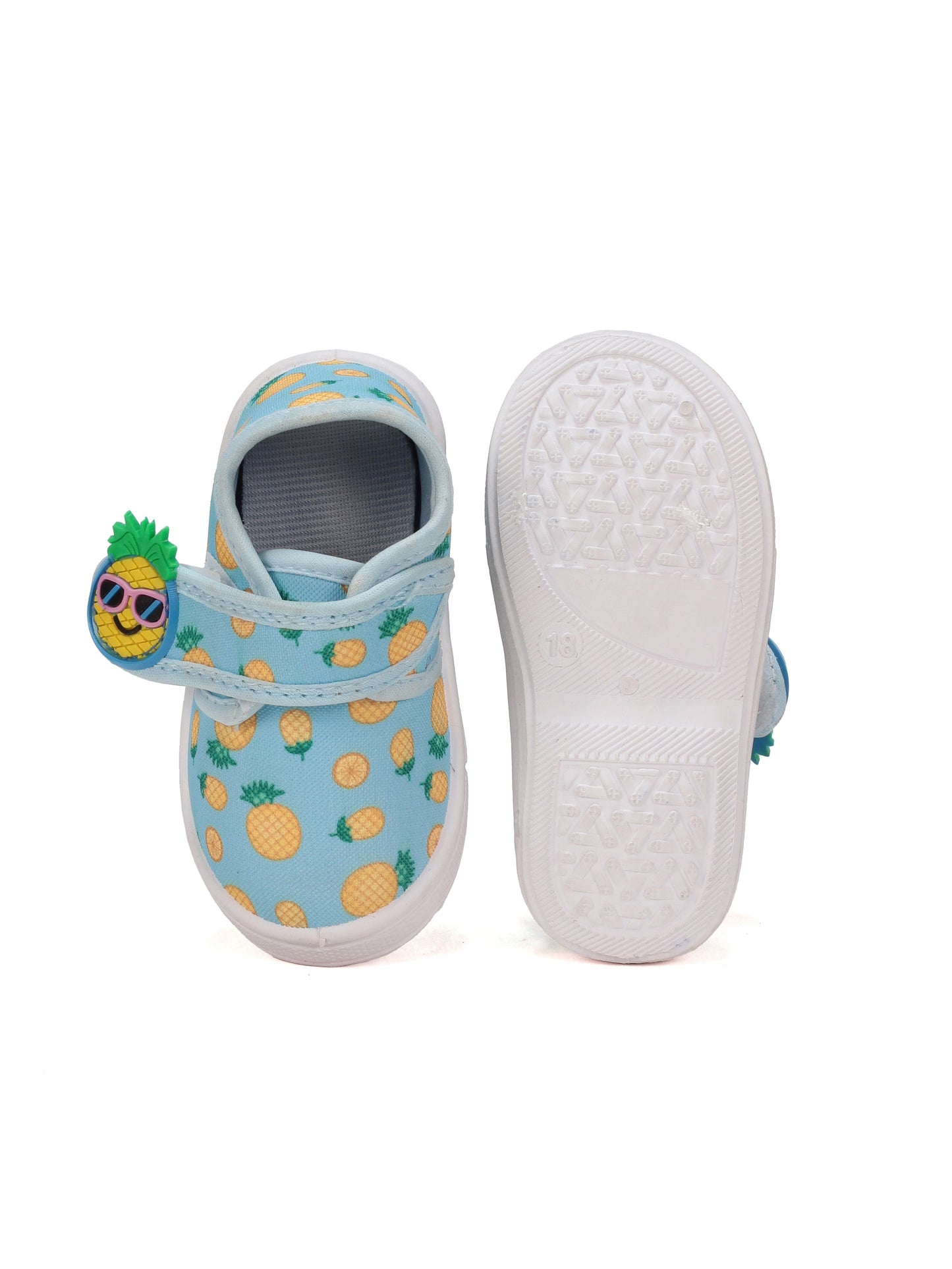 Pineapple Slip On Musical Chu Chu Shoes - Blue