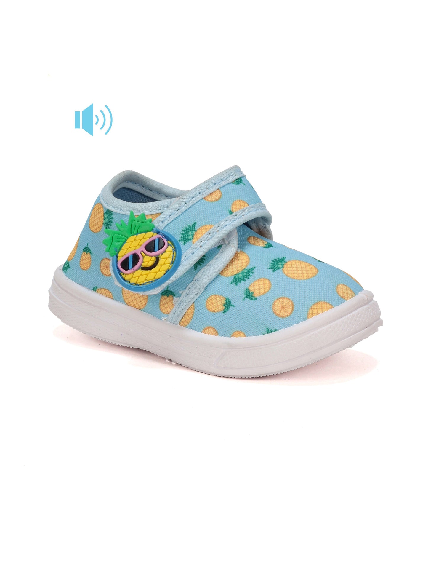 Pineapple Slip On Musical Chu Chu Shoes - Blue