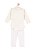 Pathani Kurta Pajama Set - White