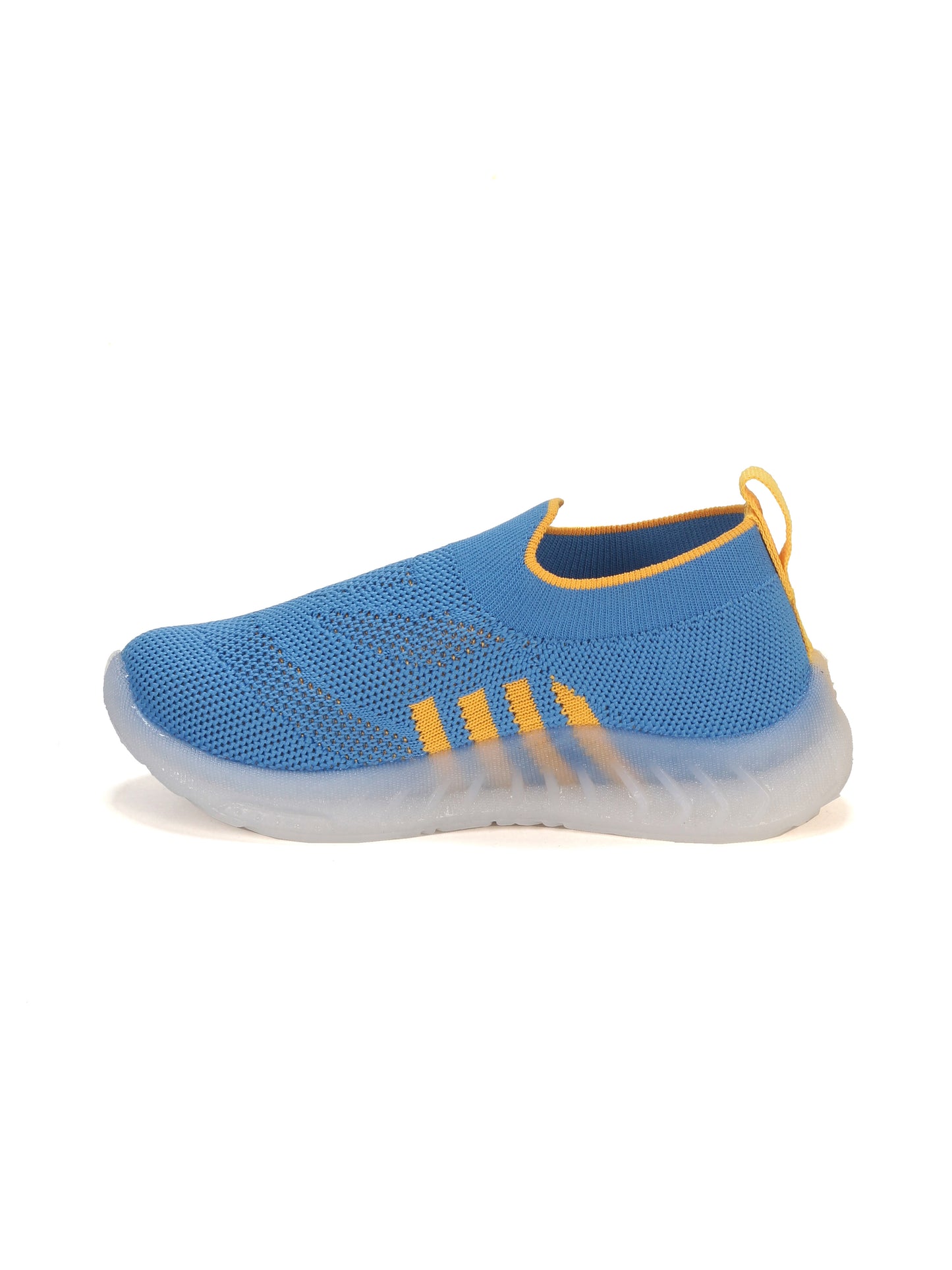 Casual Slip On Shoes With Led Light - Blue