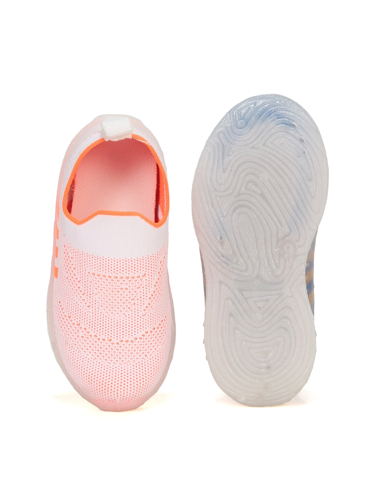 Casual Slip On Shoes With Led Light - Pink