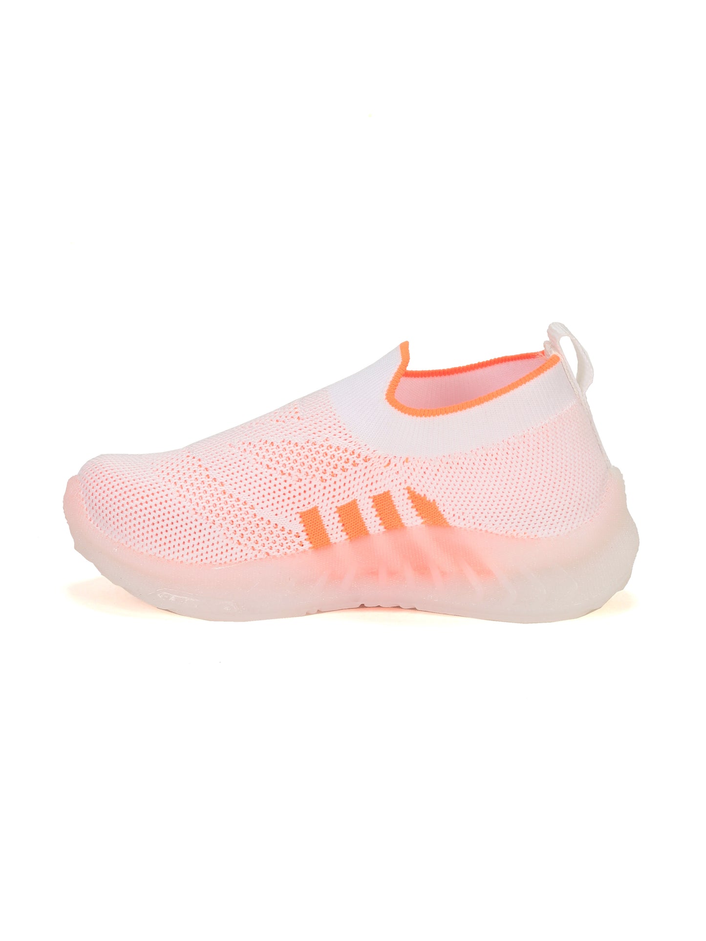 Casual Slip On Shoes With Led Light - Pink
