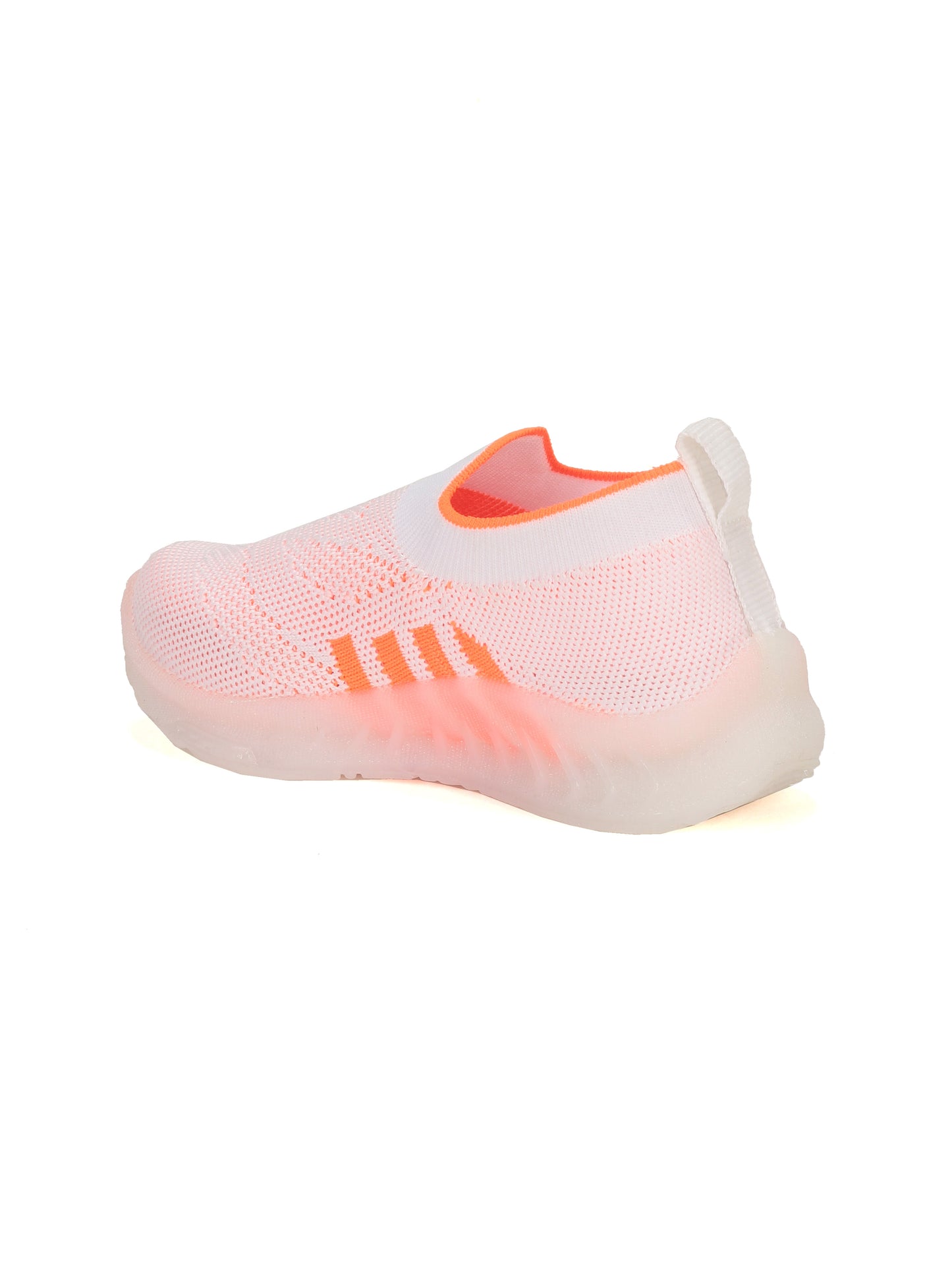 Casual Slip On Shoes With Led Light - Pink