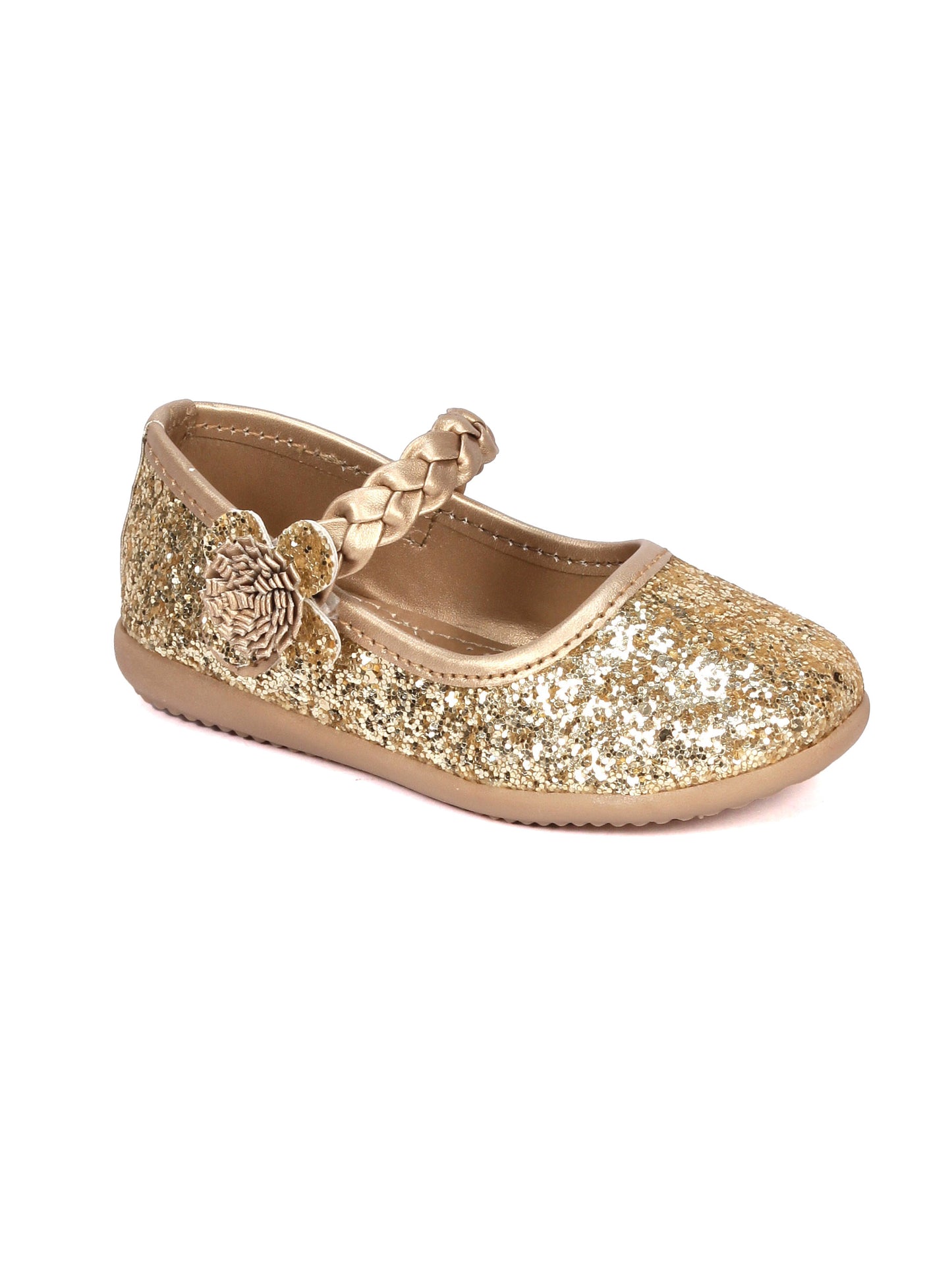 Bellies With Velcro Closure - Gold