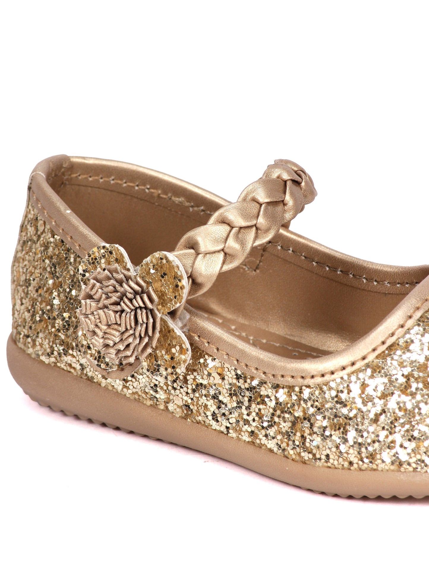 Bellies With Velcro Closure - Gold