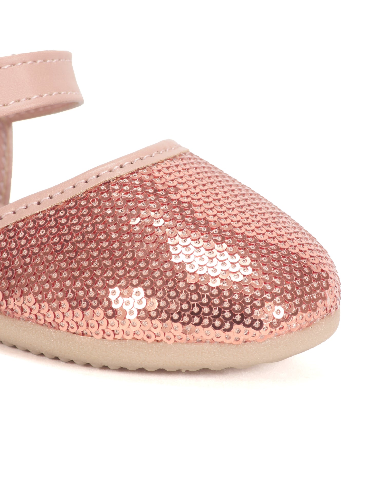 Mary Jane's Belle with Applique Detail - Gold