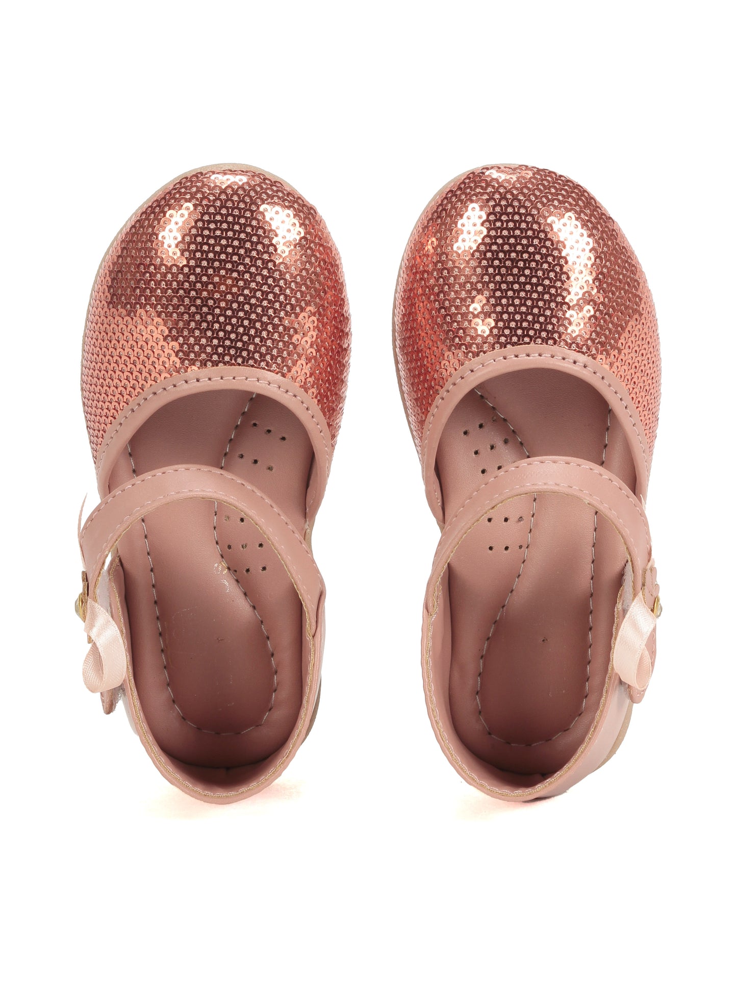 Mary Jane's Belle with Applique Detail - Gold