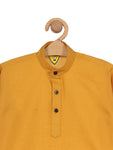 Solid Kurta Pajama Set - Mustard
