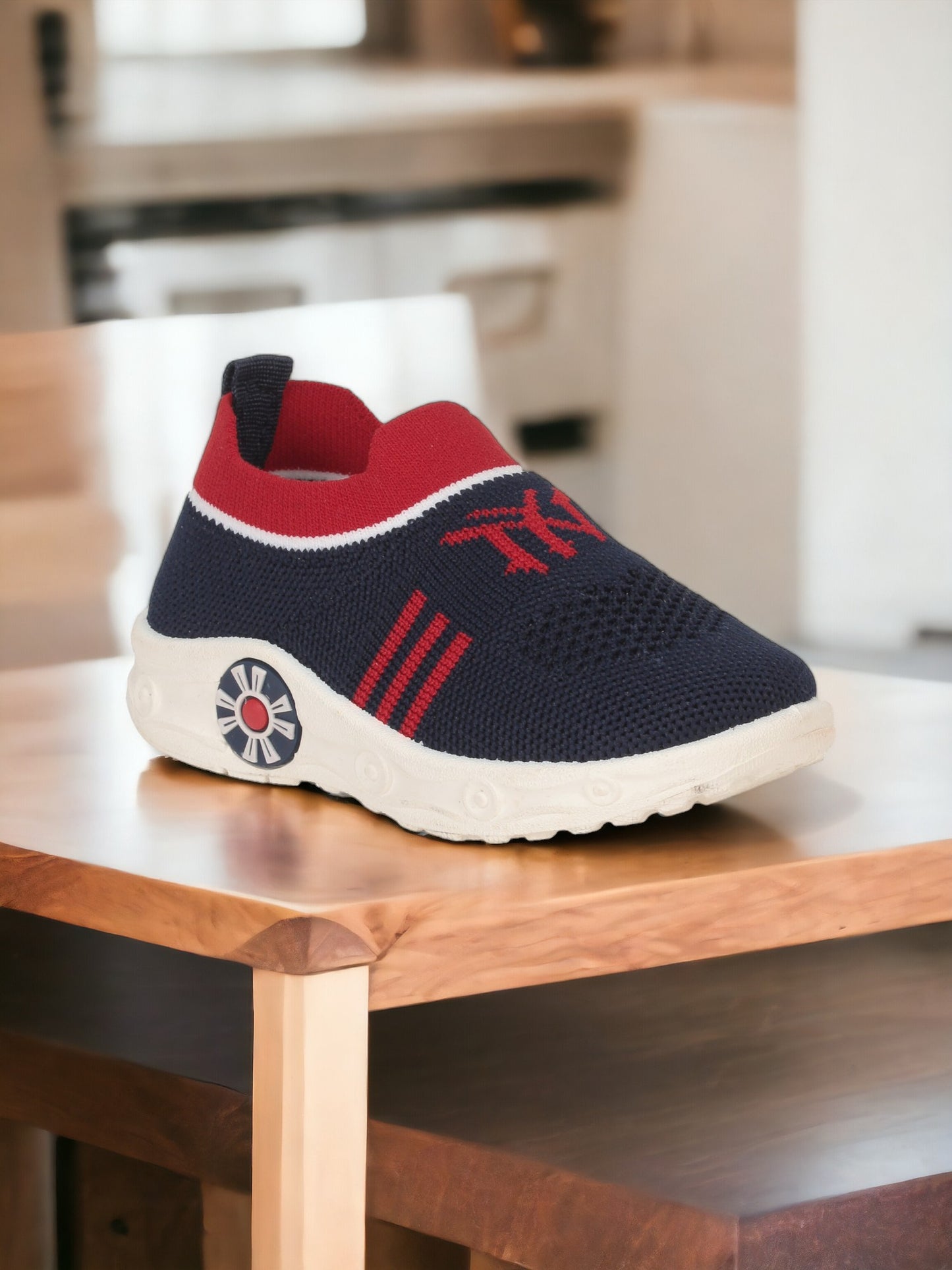 Slip On Musical Chu Chu Shoes - Navy Blue