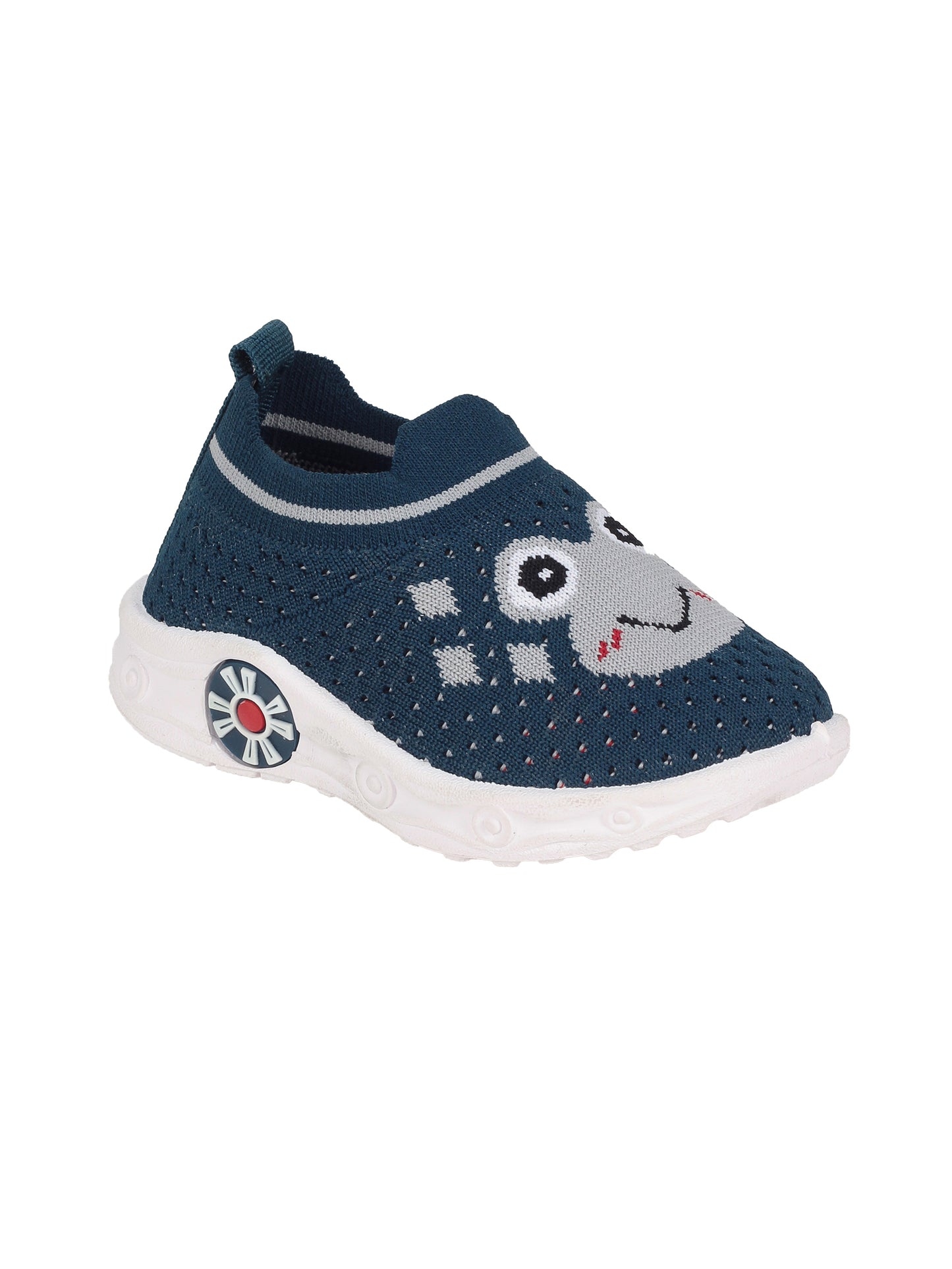 Musical Chu Chu Shoes With Velcro Closing - Navy Blue