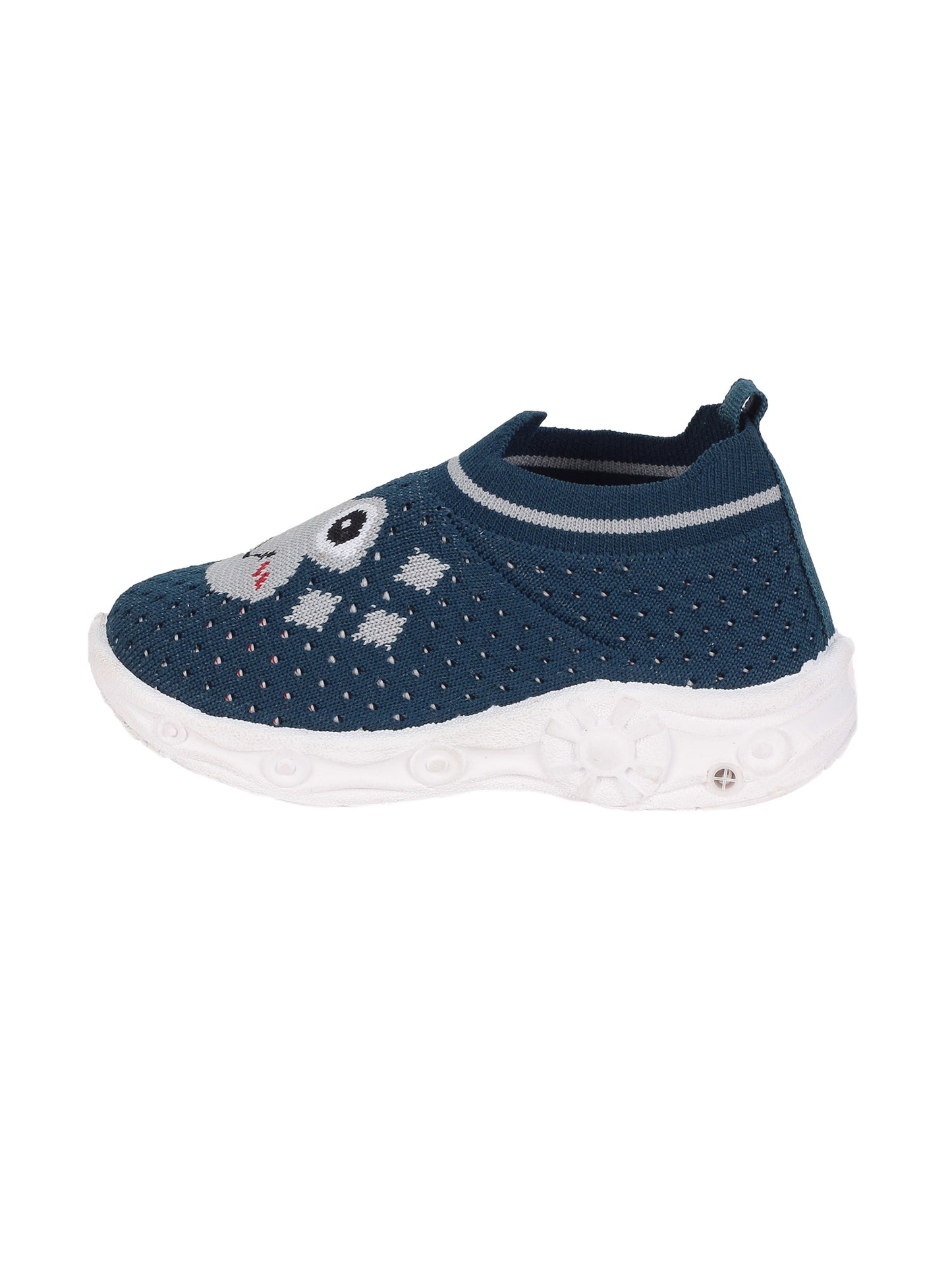 Musical Chu Chu Shoes With Velcro Closing - Navy Blue